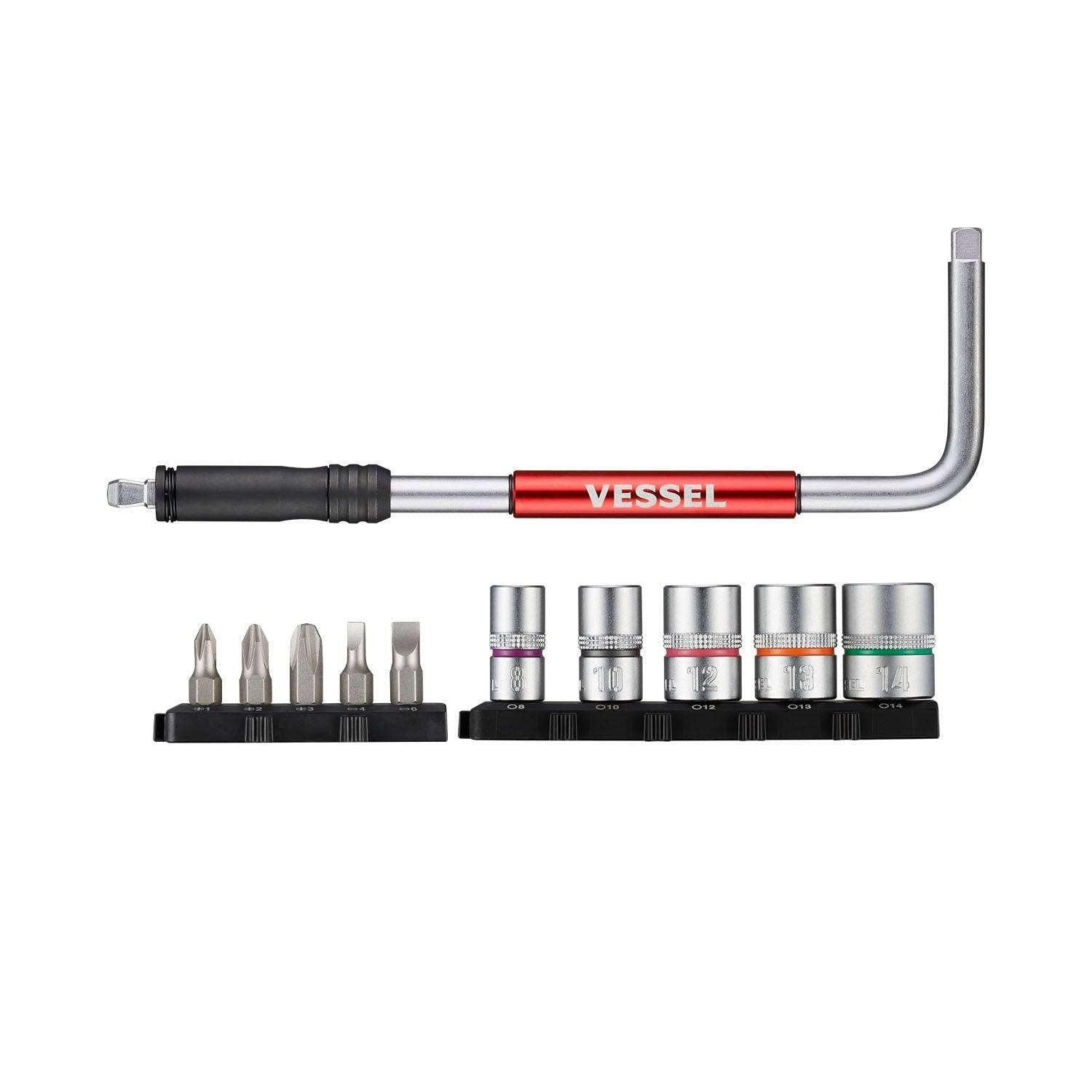 Vessel SLH21U 2 Way-Speed L-Handle, 11-Piece Set