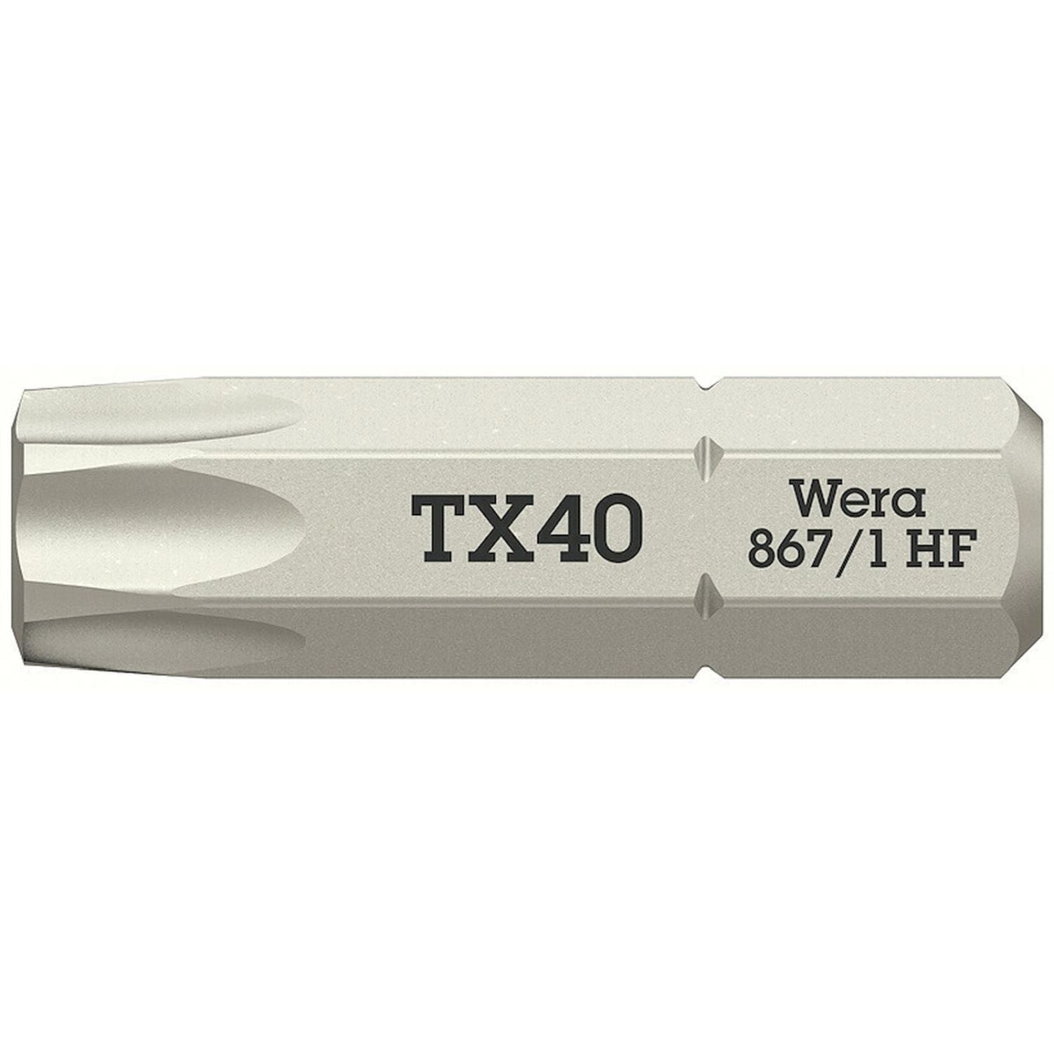 Wera 867/1 Torx Hf Bit With Holding Function, Torx 40x25-mm.
