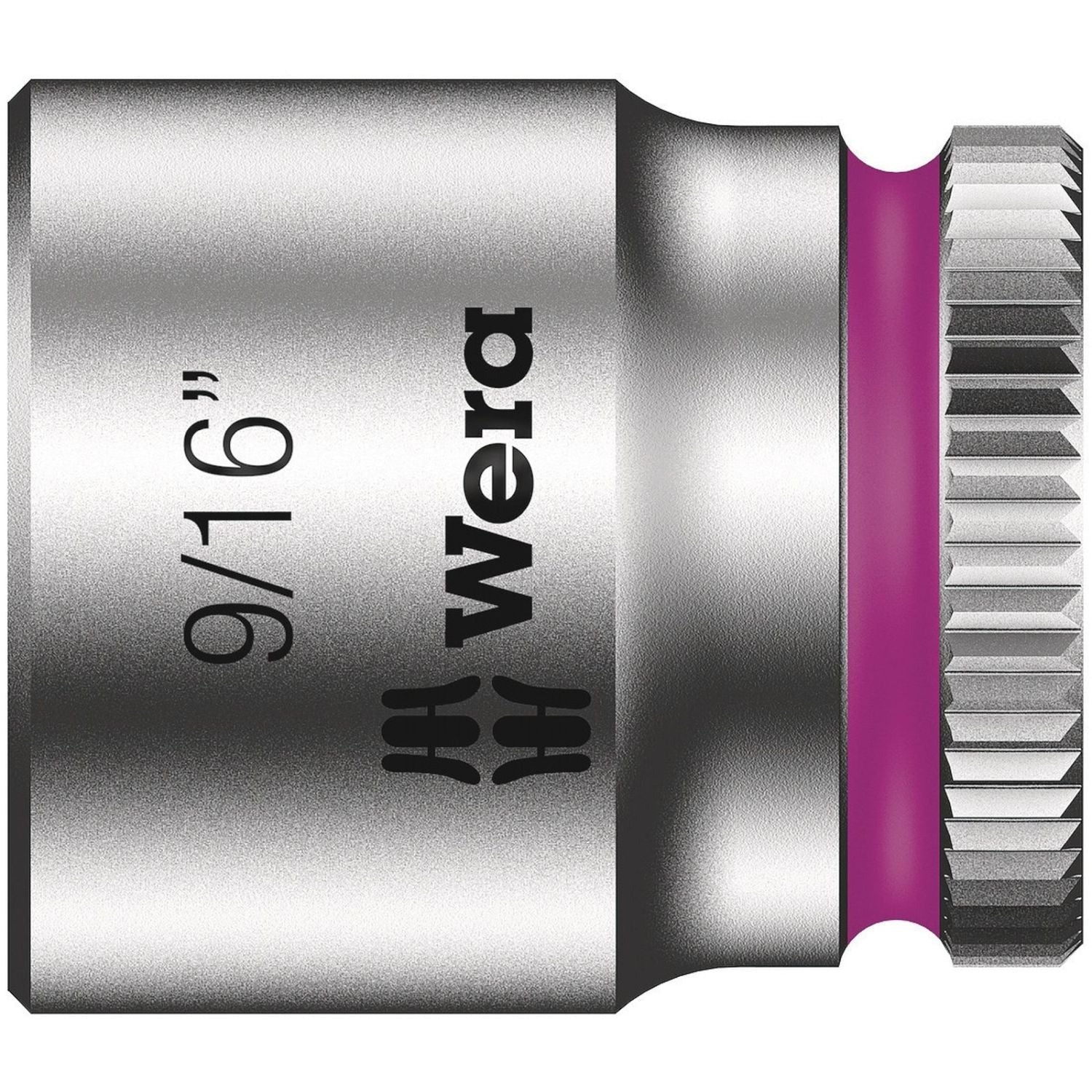 Wera 8790 Hma Zyklop 1/4-in. Socket, 9/16-in.x23-mm.