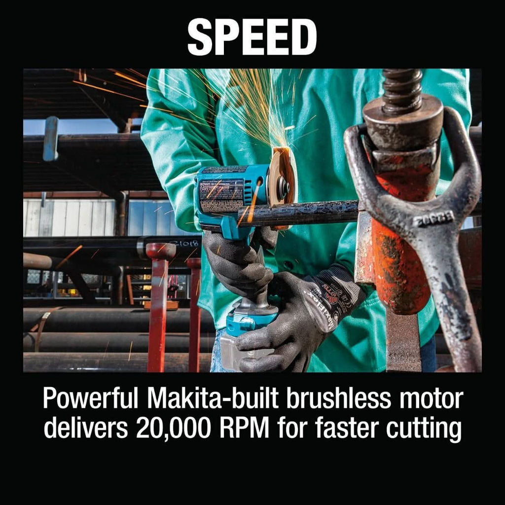 Makita XCM01Z 18V LXT Lithium-Ion Brushless Cordless 3" Cut-Off Tool, Tool Only (PROMO)