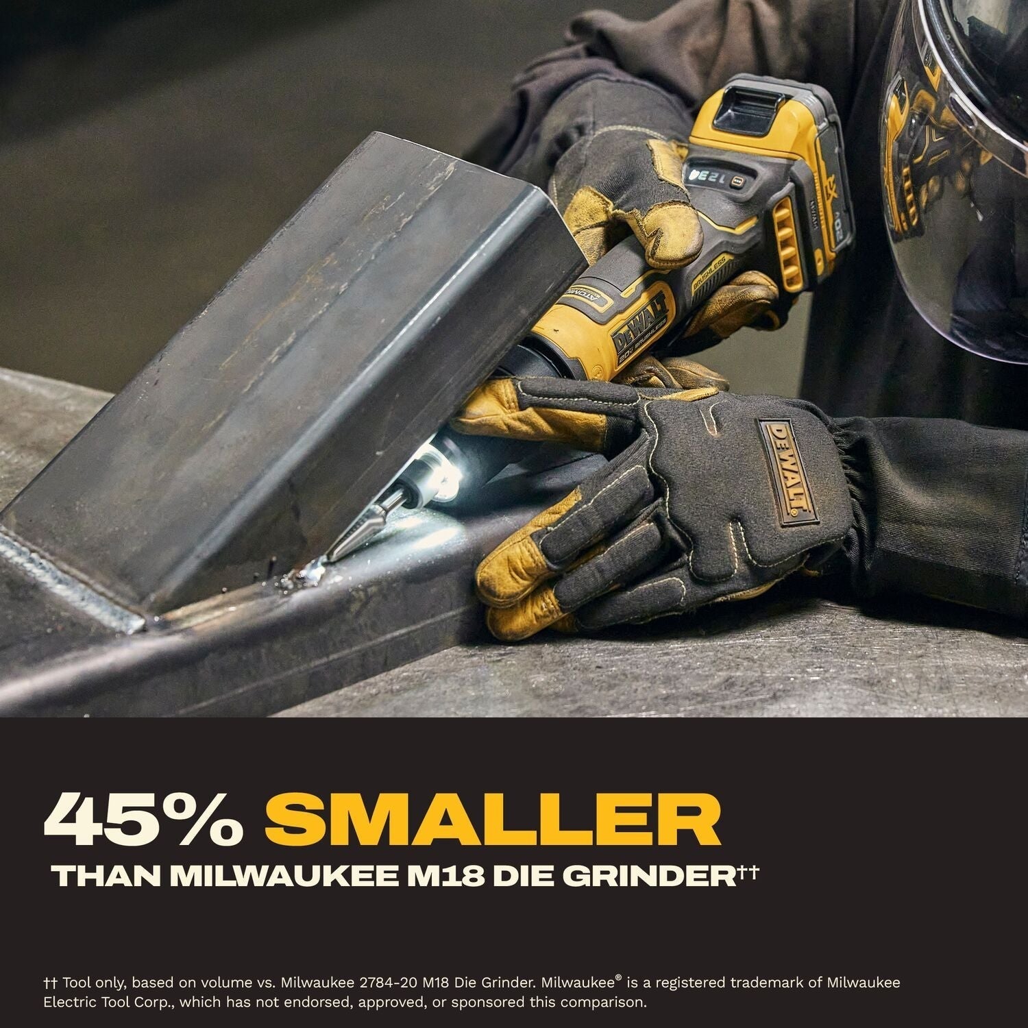 DeWALT DCG420E2 20V MAX ATOMIC Die Grinder 1.7Ah XR POWERSTACK Kit