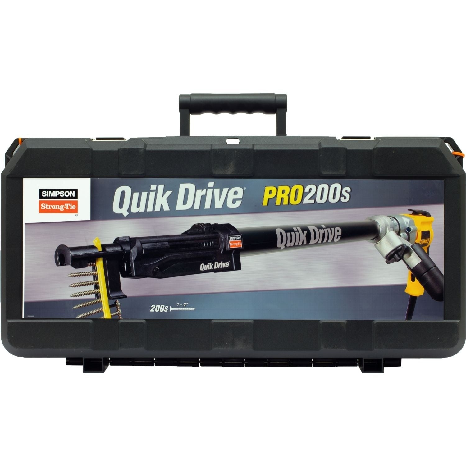 Simpson Strong-Tie PRO200SD25K Quik Drive PRO200SG2 Multi-Purpose System w/ DeWalt 2500 RPM Screwdriver Motor