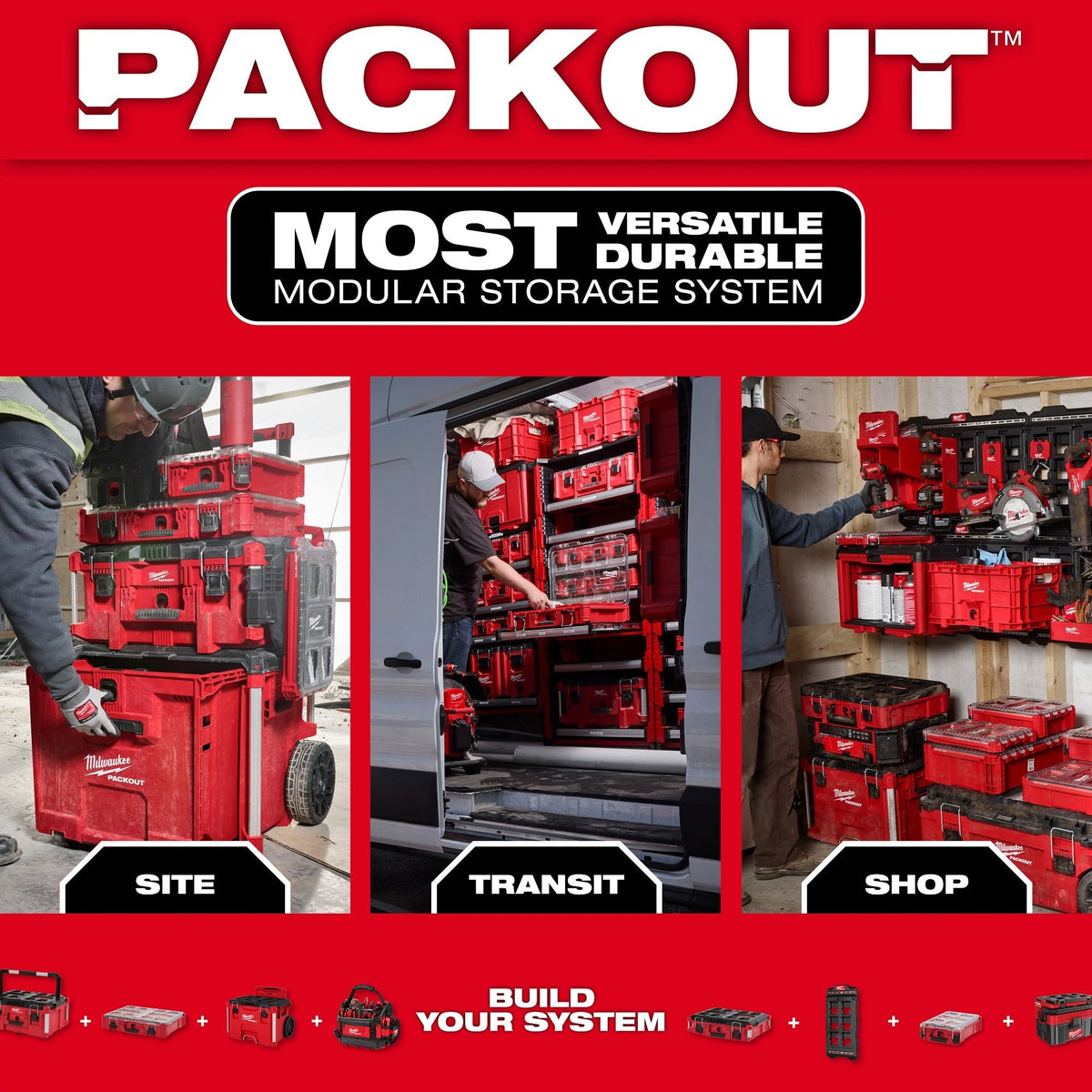 Milwaukee PACKOUT Single Drawer Tool Box (48-22-8441)