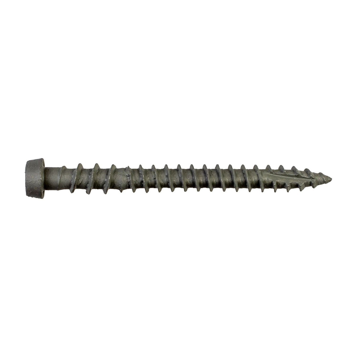 Simpson Strong-Tie DCU2GRR70 Deck-Drive DCU COMPOSITE Screw, #10 x 2-in. T20, Quik Guard, Gray, 70-Pack