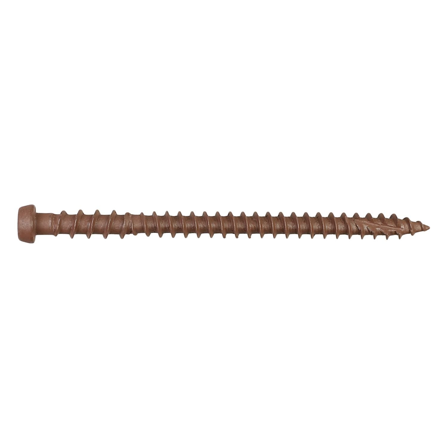 Simpson Strong-Tie DCU234RDMB Deck-Drive DCU COMPOSITE Screw, #10 x 2-3/4-in. T20, Quik Guard, Red, 1750-Pack
