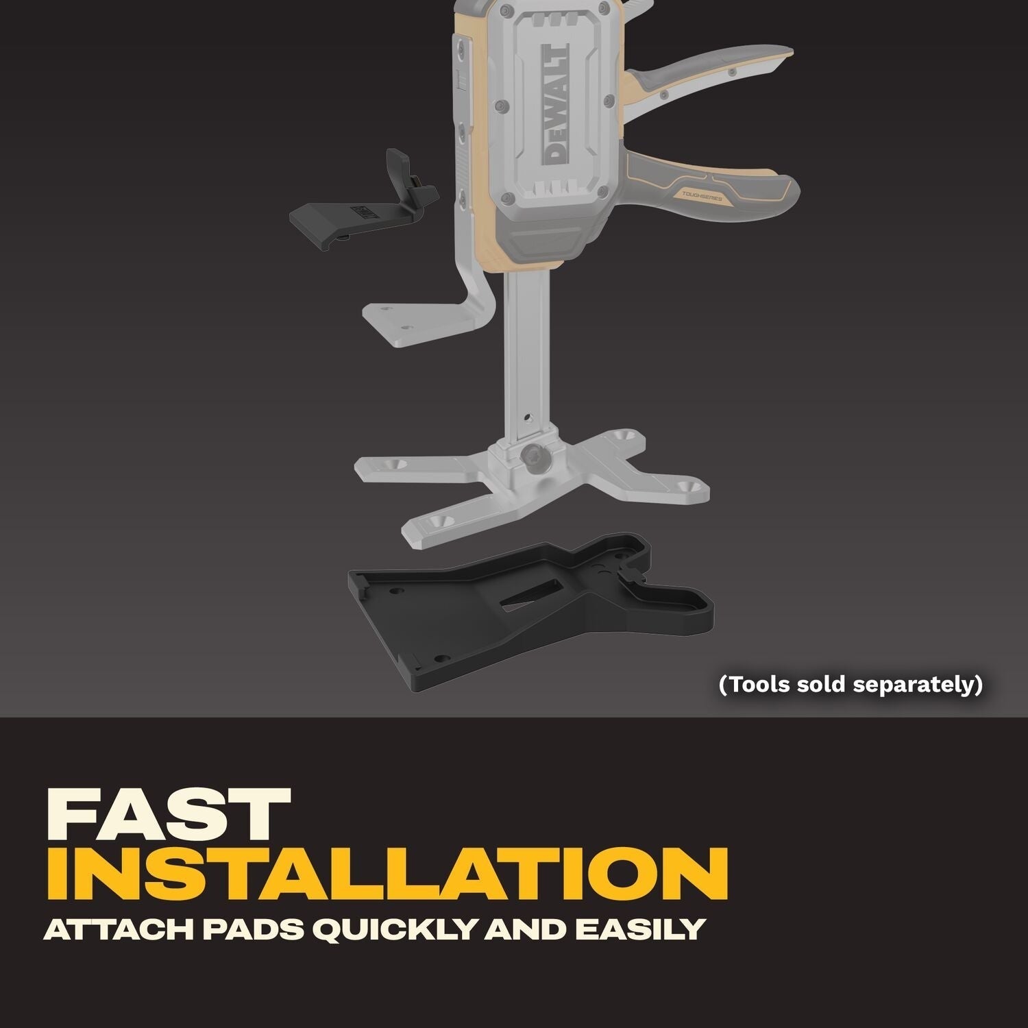DeWALT DWHTPAD ToughSeries Construction Jack Pad Accessory Pack