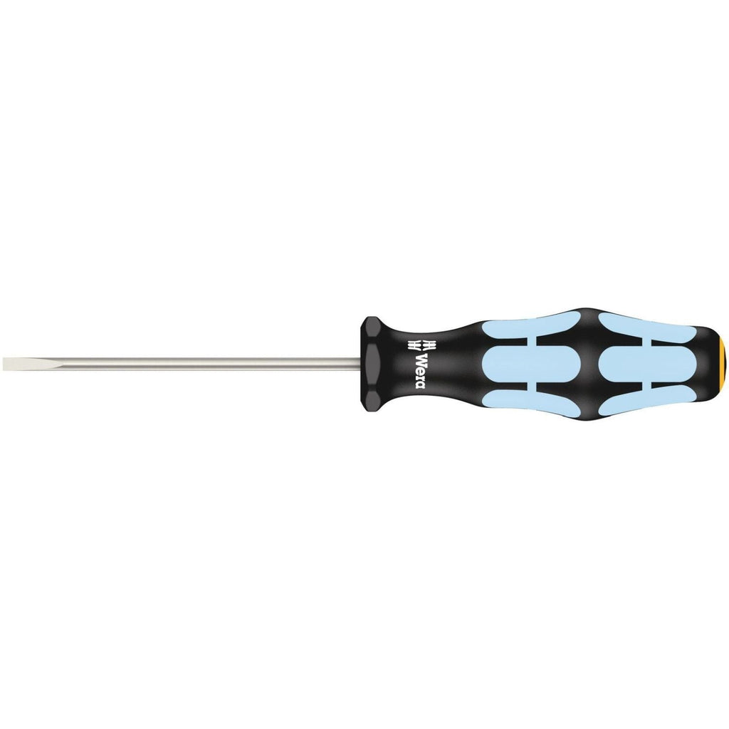 Wera 3335 Screwdriver For Slotted Screws, Stainless, 0.5x3x80-mm.