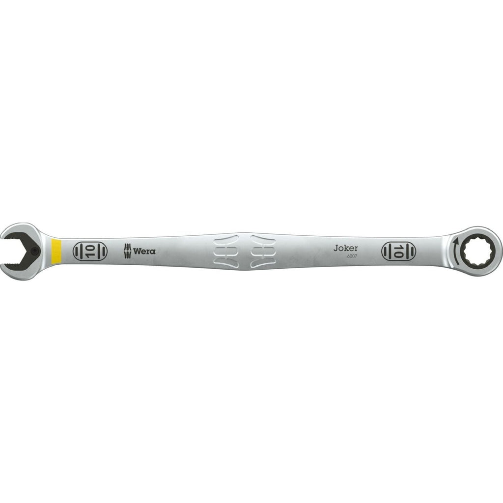 Wera 6007 Joker SB Ring Ratchet Spanner, Long Design, 10x209-mm.
