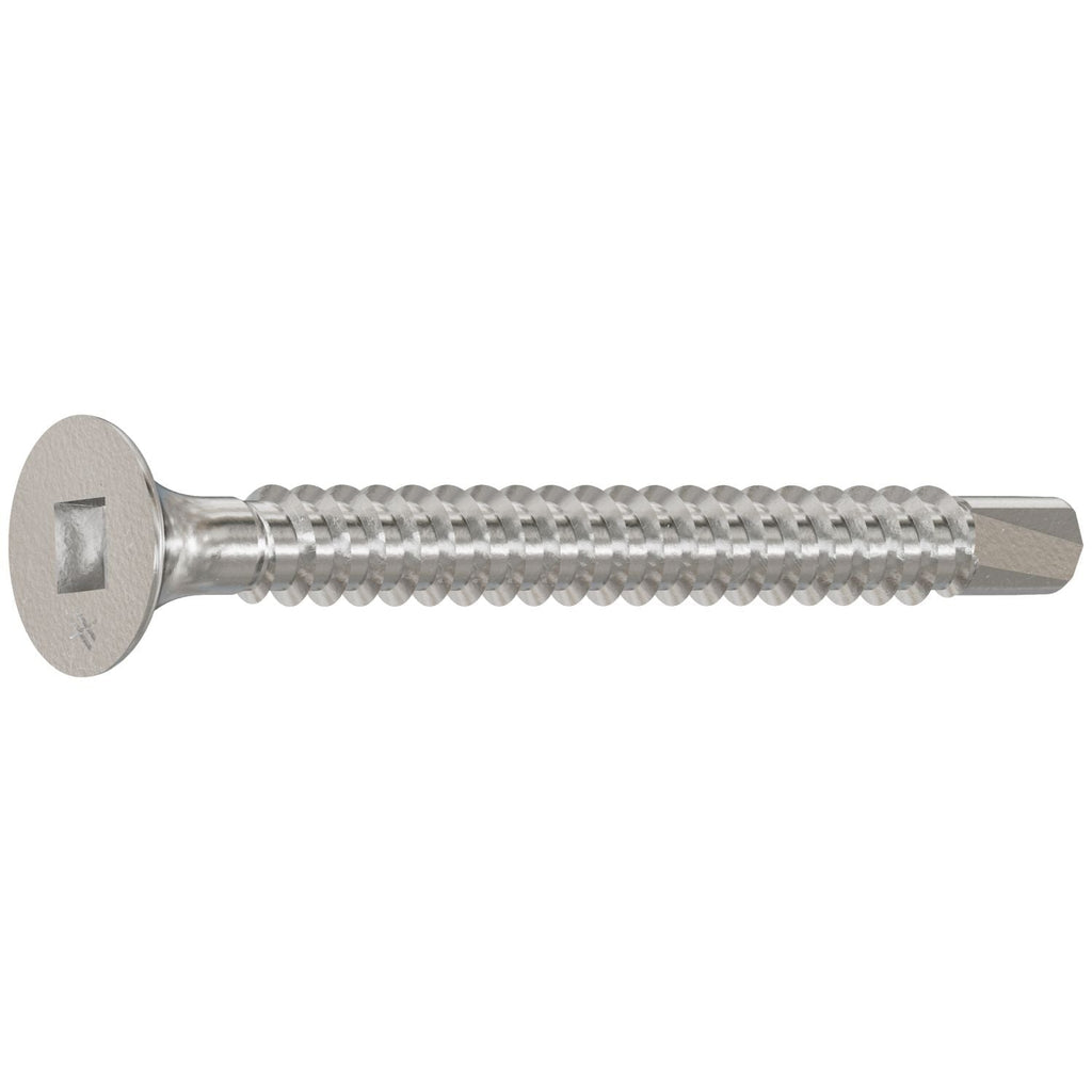 Simpson Strong-Tie F08T162BDB Self-Drilling Bugle-Head Screw, #8 x 1-5/8-in. #2 Square Drive, Type 410, 3000-Pack
