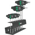Wera 454/7 Hf Set 2 Screwdriver Set T-Handle Hex-Plus Screwdrivers With Holding Function, 7-Pieces