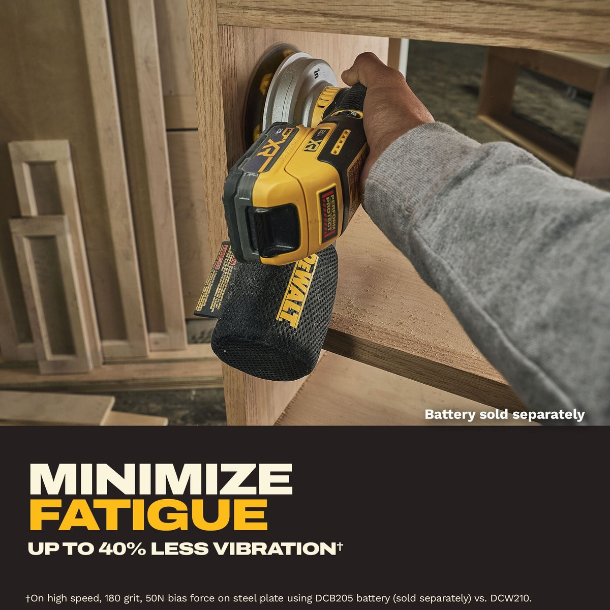 DEWALT 20V MAX XR 5-in. Random Orbital Sander, Tool Only (DCW211B)