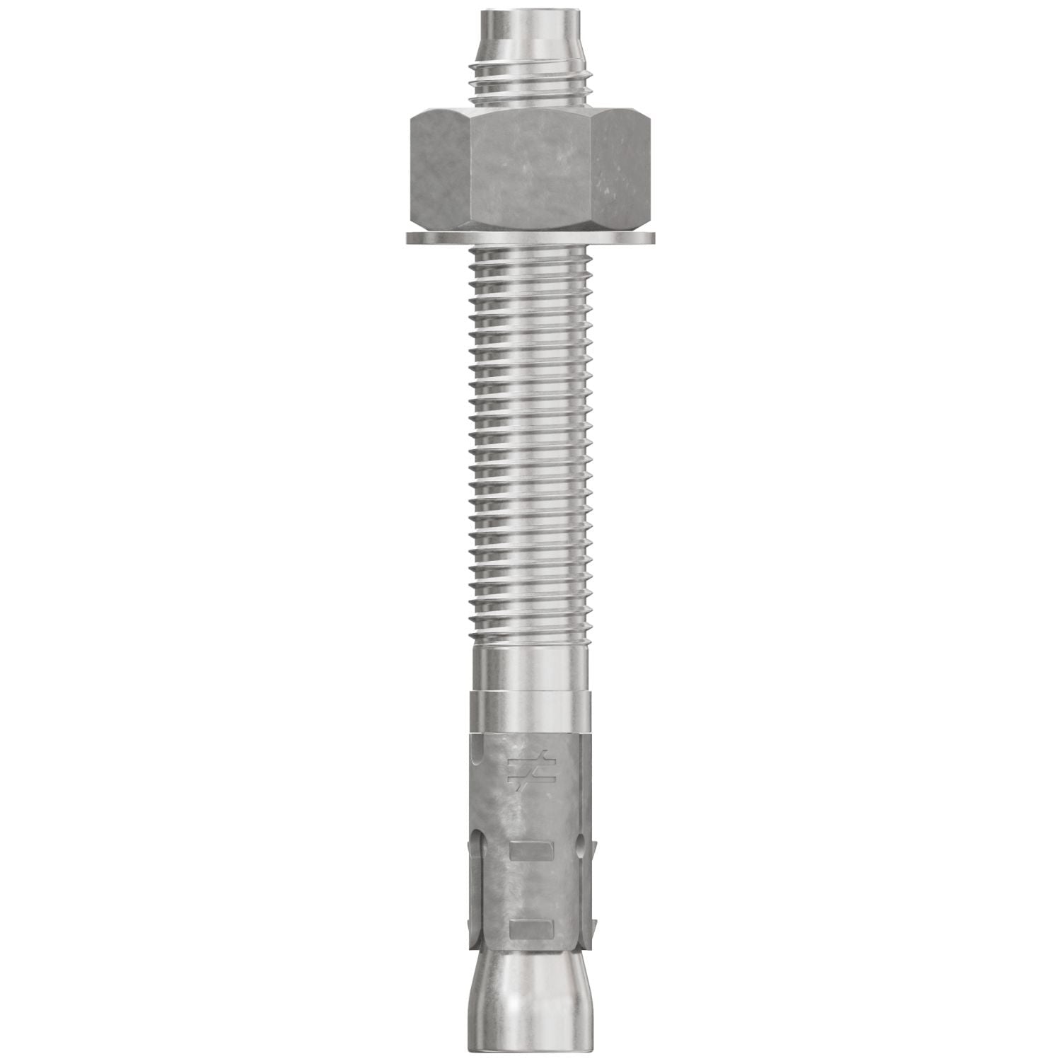Simpson Strong-Tie STB2-75614S6F10 Strong-Bolt 2, 3/4-in. x 6-1/4-in. Type 316 Stainless-Steel Wedge Anchor, Fully Assembled, 10-Pack