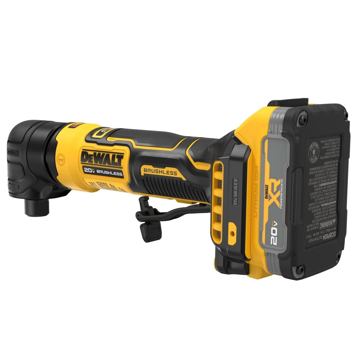 DeWALT DCG422E2 ATOMIC 20V MAX Right Angle Die Grinder 1.7Ah Kit with XR POWERSTACK