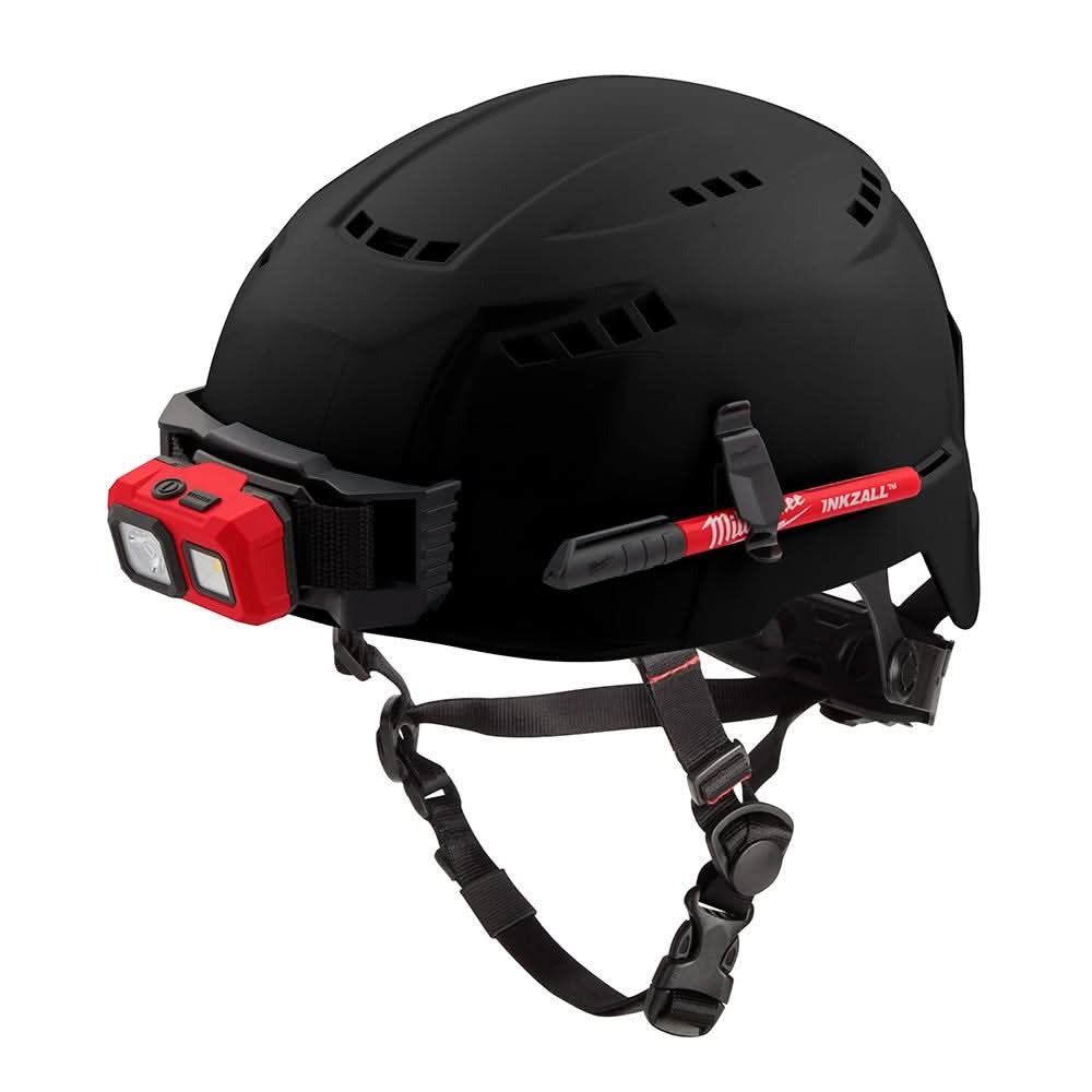 Milwaukee 48-73-1310 Black Vented Safety Helmet - Type 2, Class C