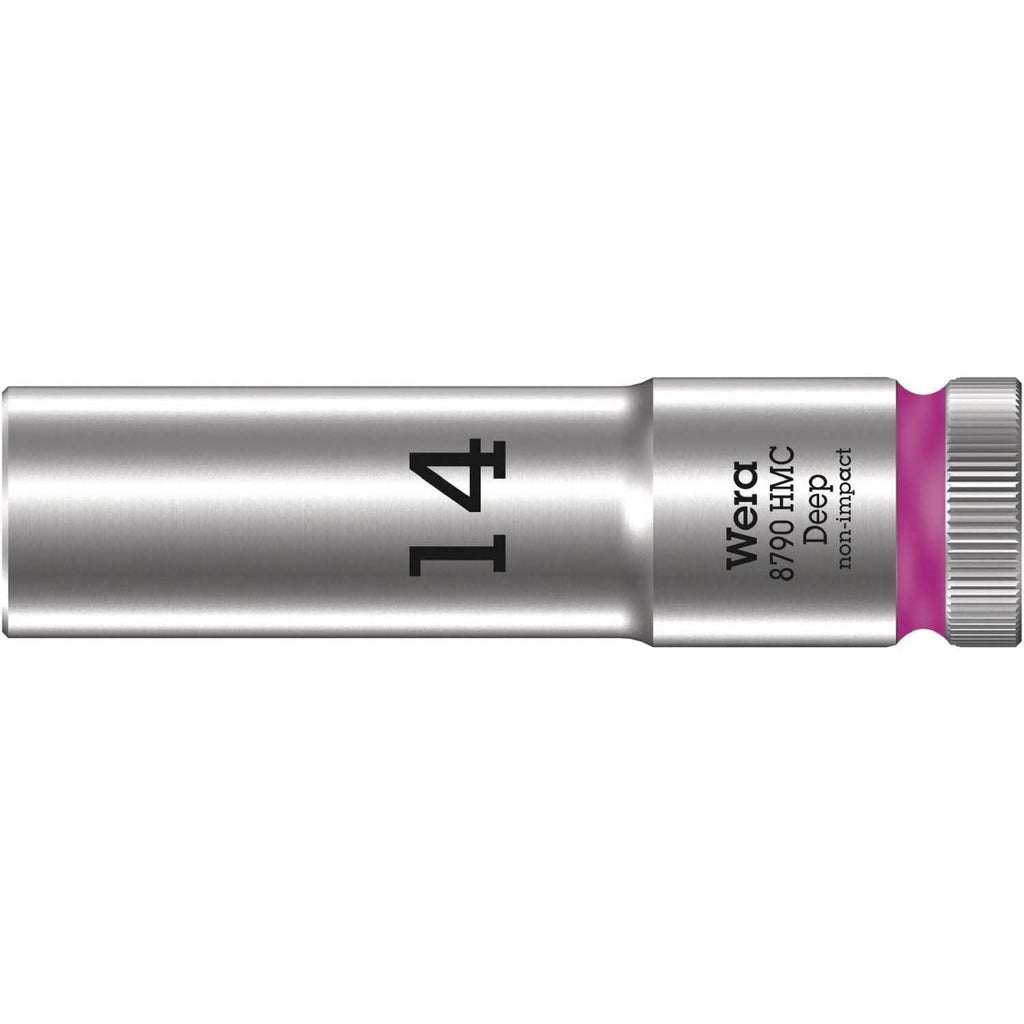 Wera 8790 Hmc Deep Socket With 1/2-in. Drive, 14x83-mm.