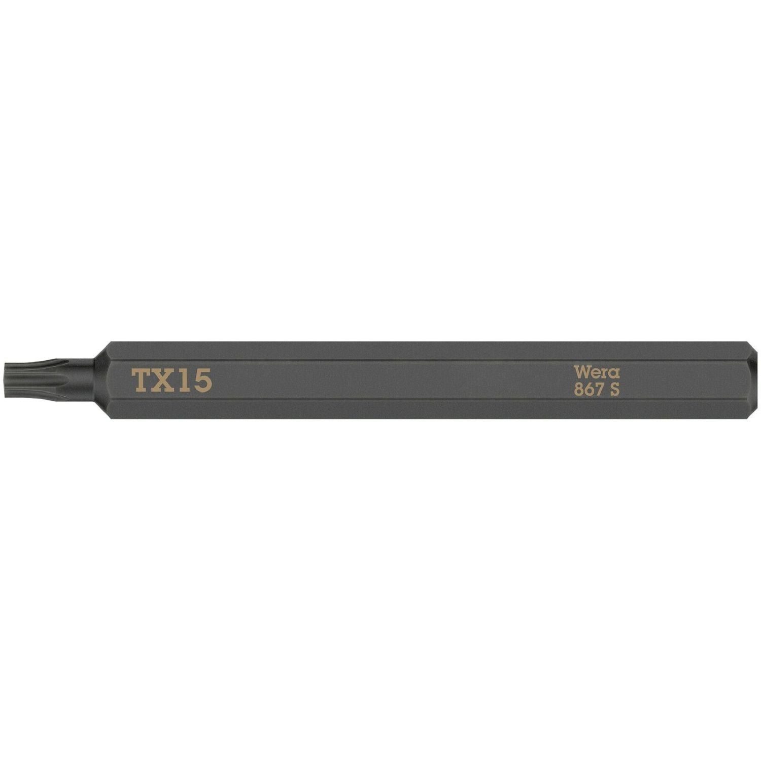 Wera 867 S Torx Bit For Impact Screwdrivers, Torx 15x70-mm.