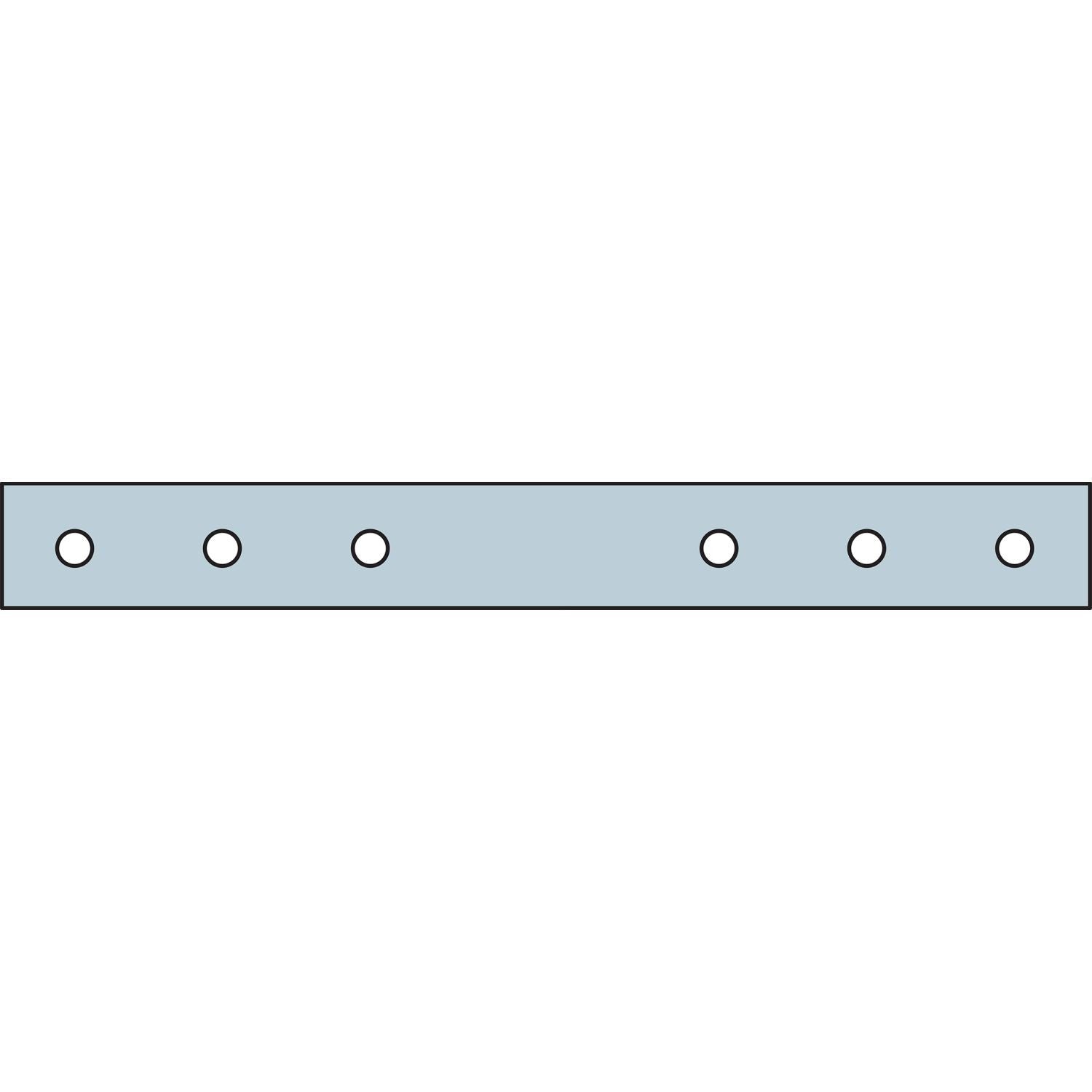 Simpson Strong-Tie HST2HDG HST 2-1/2-in. x 21-1/4-in. 7-Gauge Hot-Dip Galvanized Heavy Strap Tie