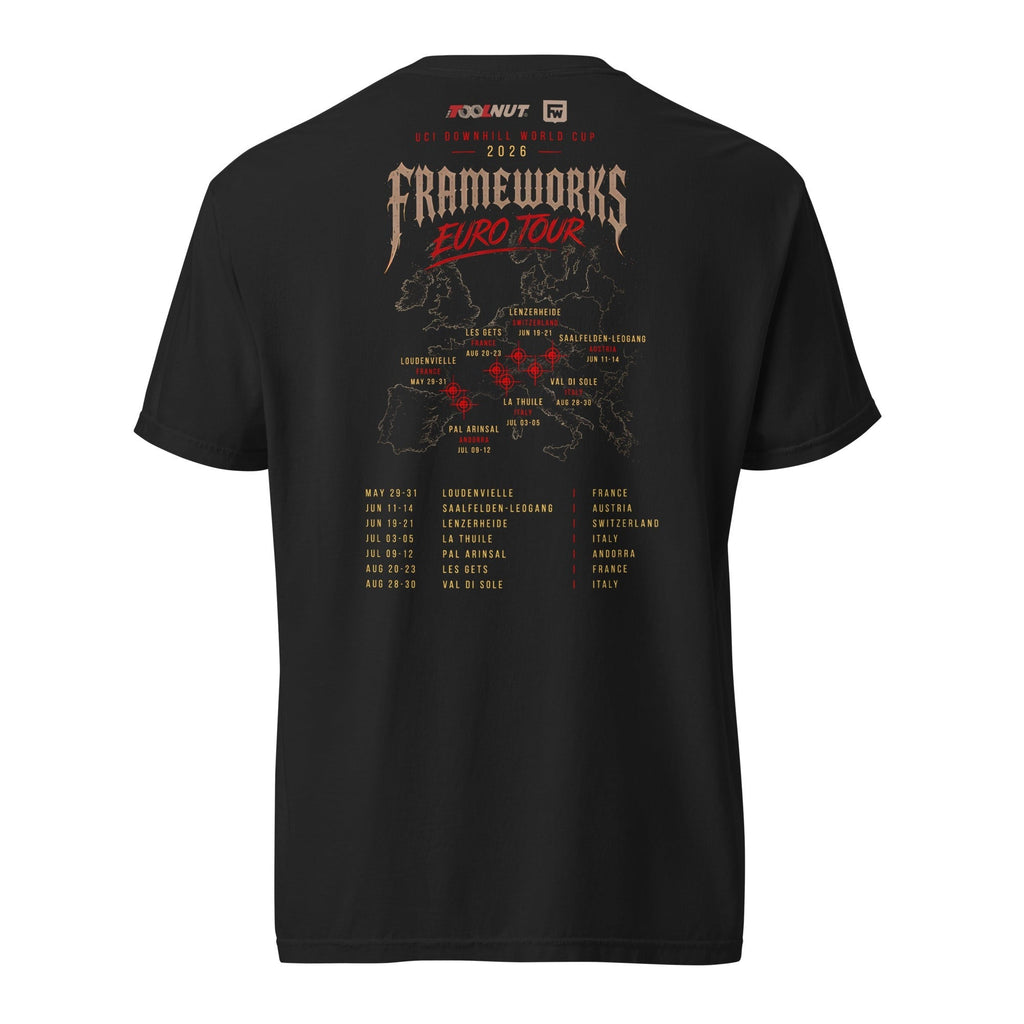 Downhill MTB World Cup - European Tour - Tool Nut Frameworks Team T-Shirt