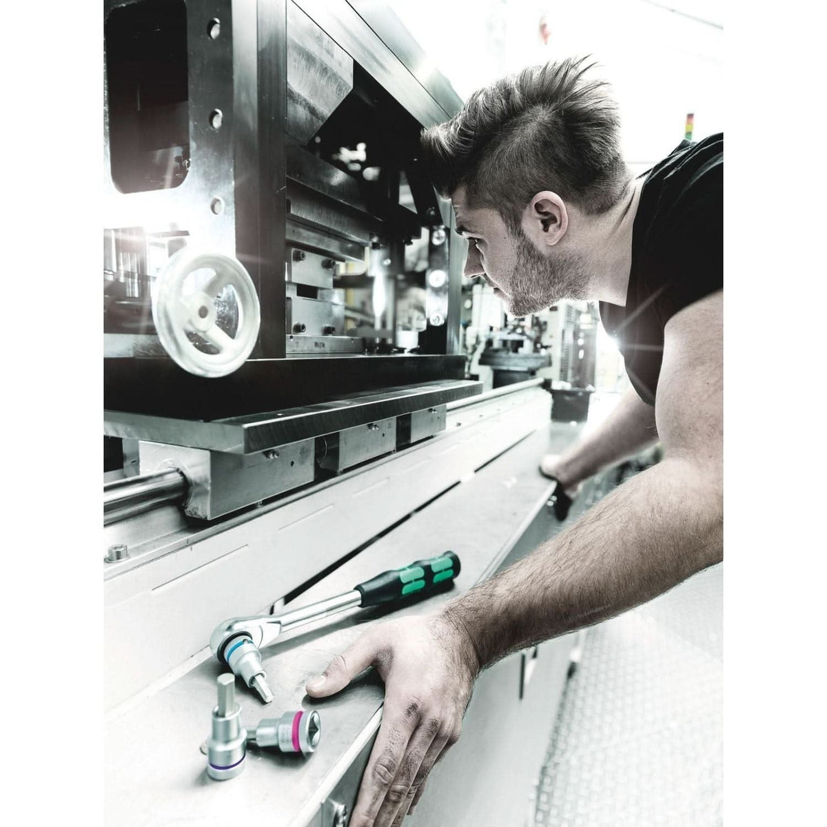 Wera 8740 C Hf Zyklop Bit Socket With 1/2-in. Drive With Holding Function, 5x60-mm.