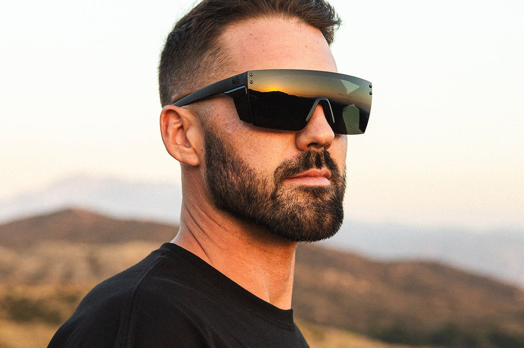 Heat Wave Performance XL Lazer Face Ultra Black Z87+ Sunglasses