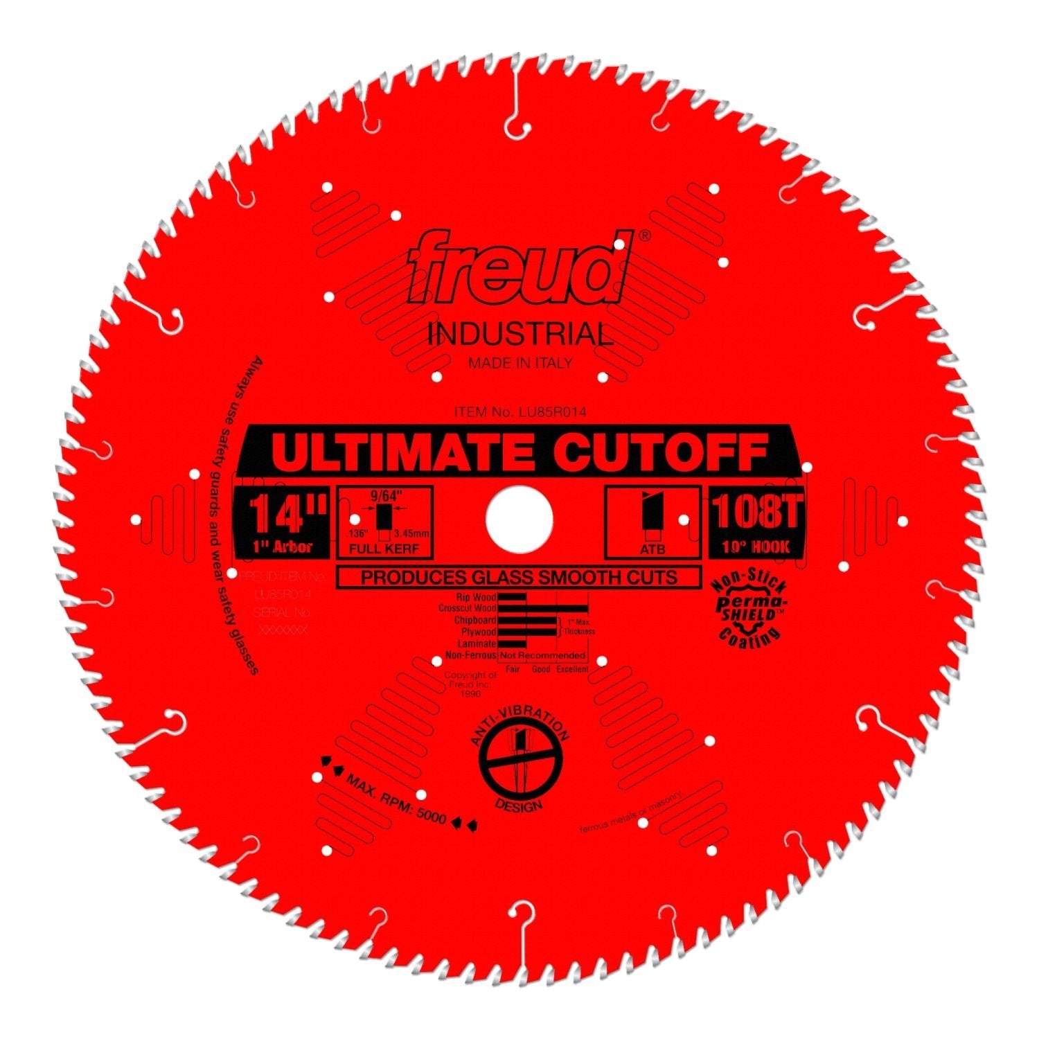 Freud LU85R014 14 in. Ultimate Cut-Off Blade