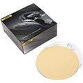 Mirka Gold 6-in. P40 Hook and Loop Sanding Disc Pack of 50, No Hole (23-622-040)