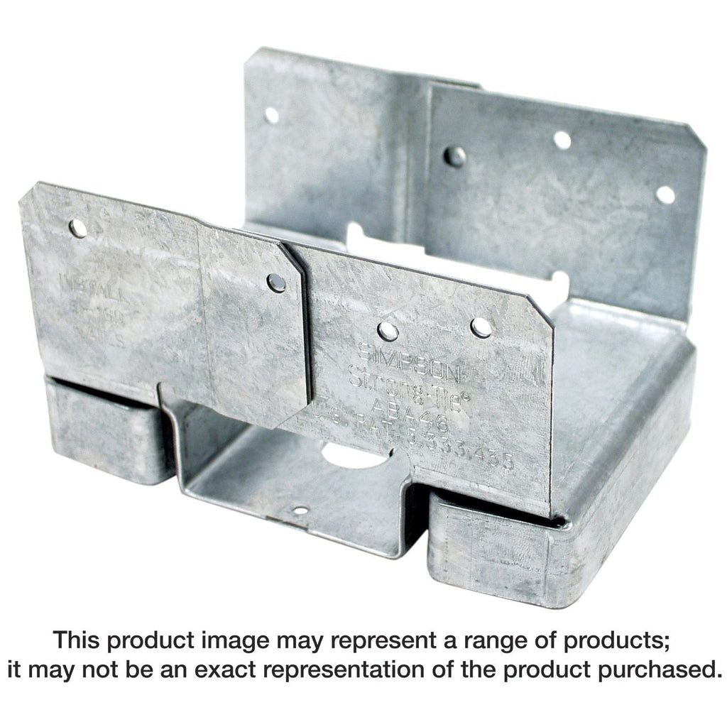 Simpson Strong-Tie ABA46Z ABA ZMAX Galvanized Adjustable Standoff Post Base for 4x6