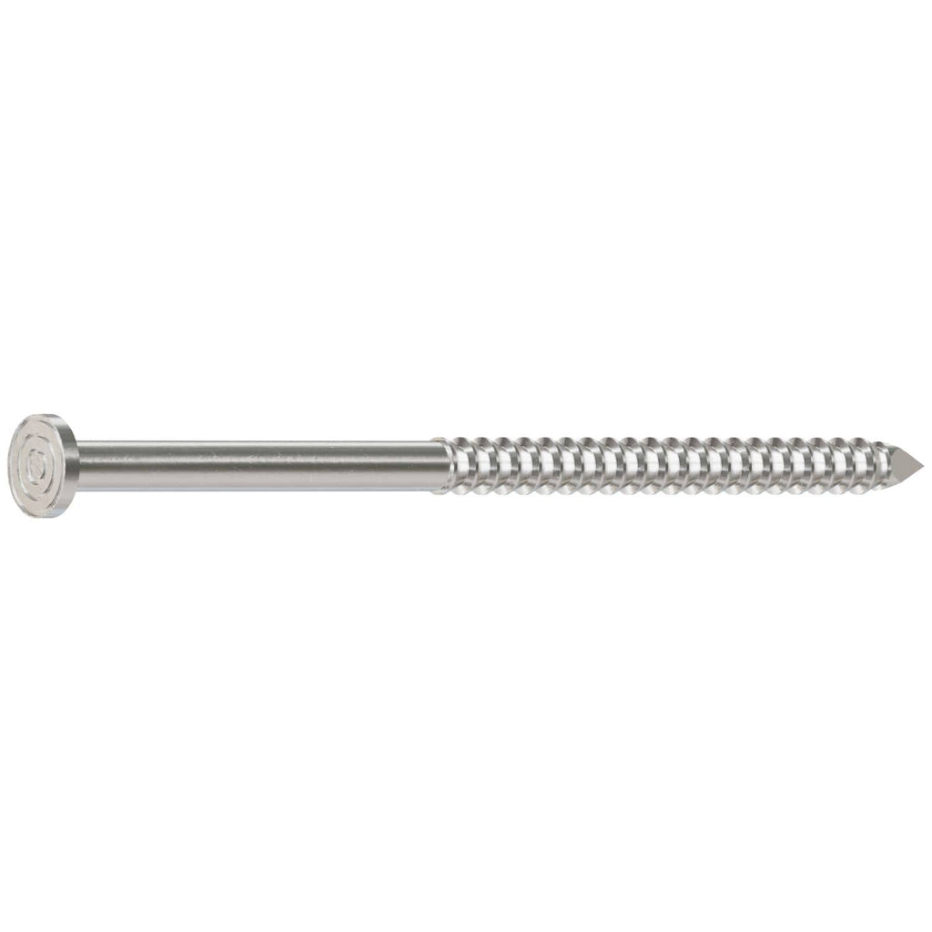 Simpson Strong-Tie T5KR51 Premium Siding Nail, 1-3/4-in. x 5/32-in. Head Dia., Type 316 Stainless Steel, 1-lb.