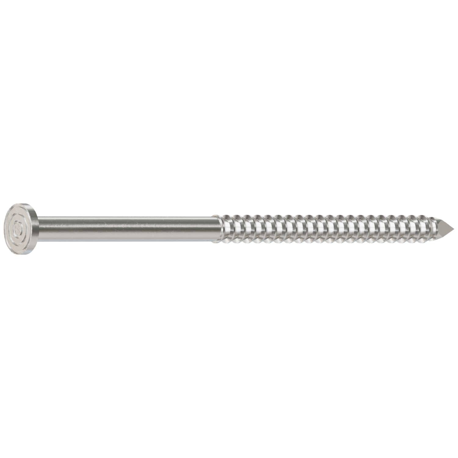Simpson Strong-Tie T5KR51 Premium Siding Nail, 1-3/4-in. x 5/32-in. Head Dia., Type 316 Stainless Steel, 1-lb.