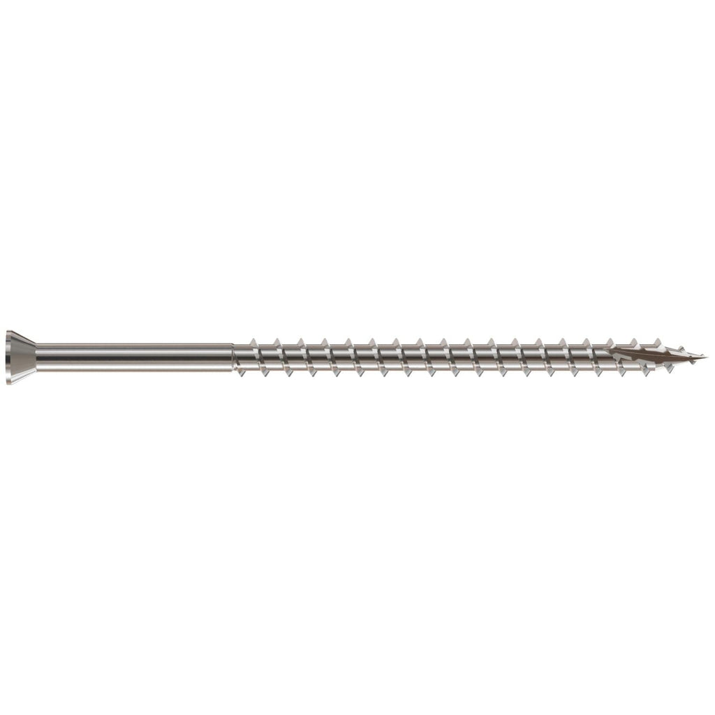 Simpson Strong-Tie S07C300PAK Trim-Head Screw, Square Drive, #7 x 3-in. #1 SQ, Type 305, 350-Pack