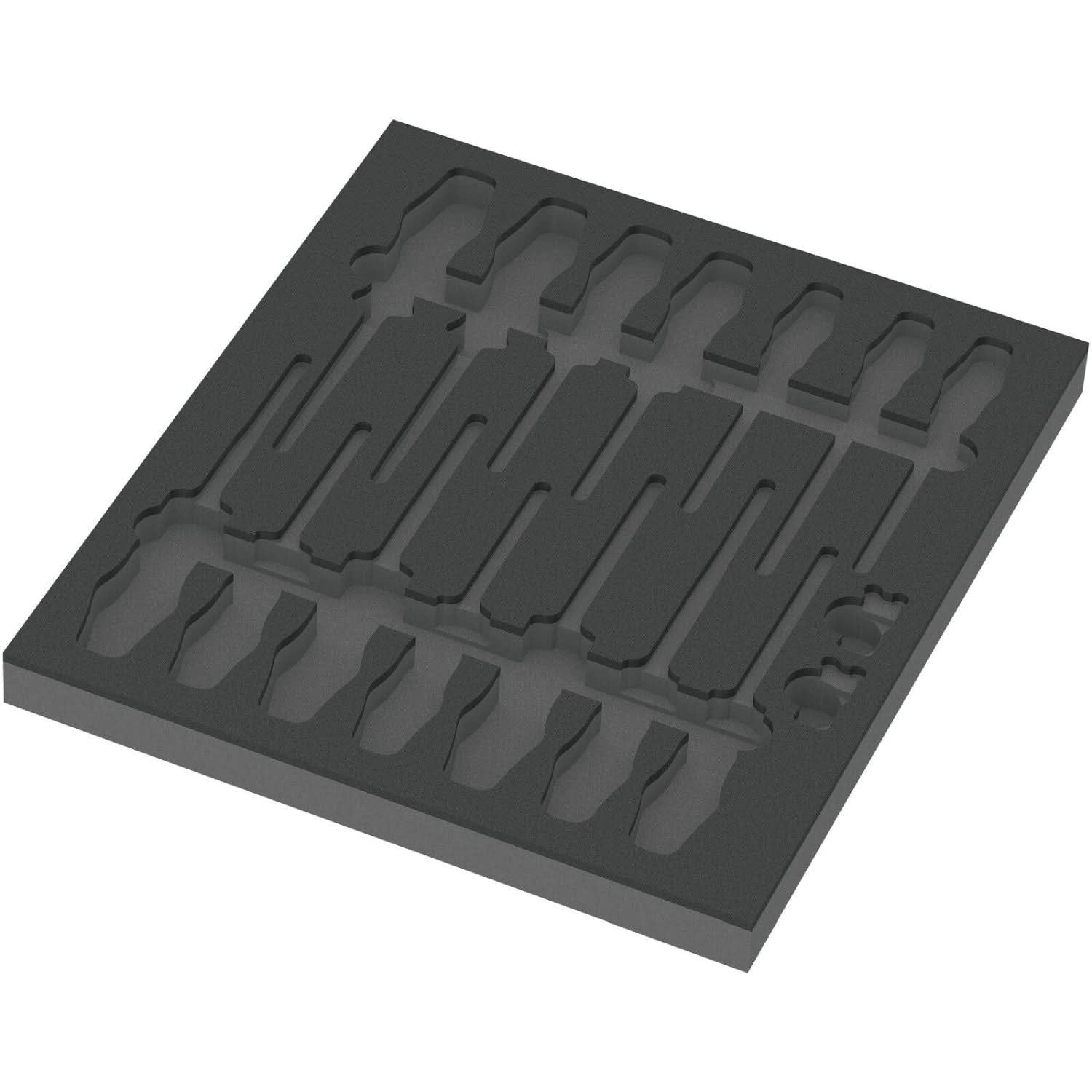 Wera 9811 Foam Insert VDE Screwdriver Set 1, Empty, 344x30x392-mm.