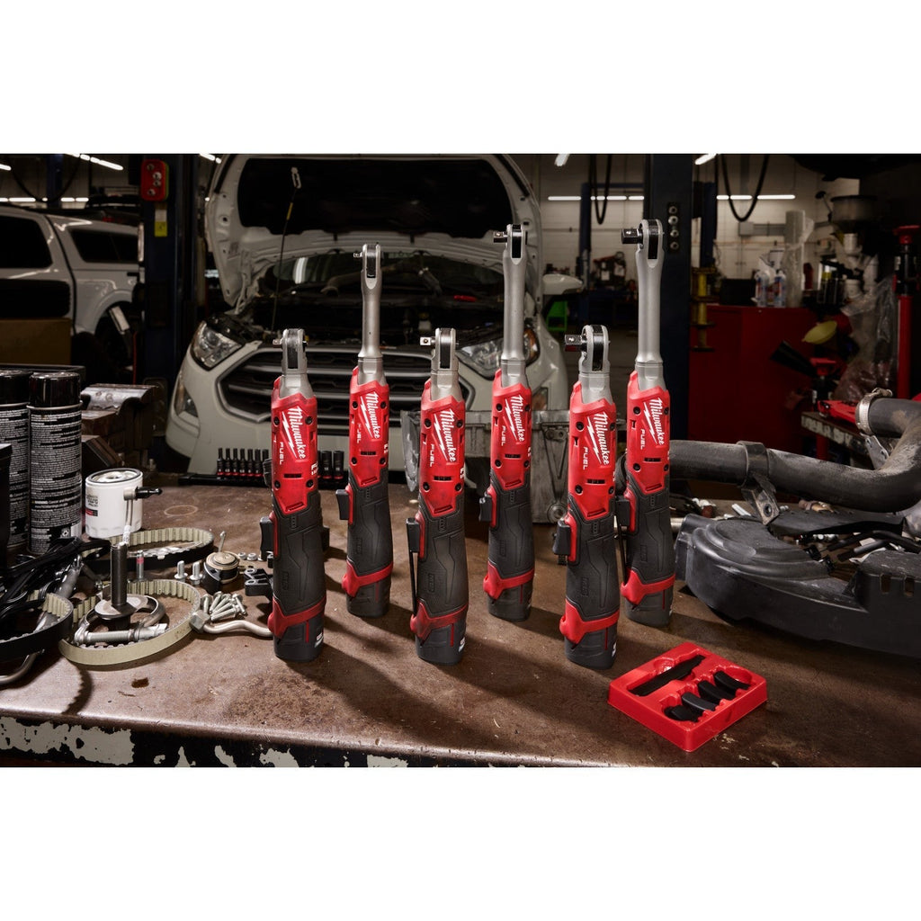 Milwaukee M12 FUEL 1/4-in. Extended Reach Ratchet (3058-20)