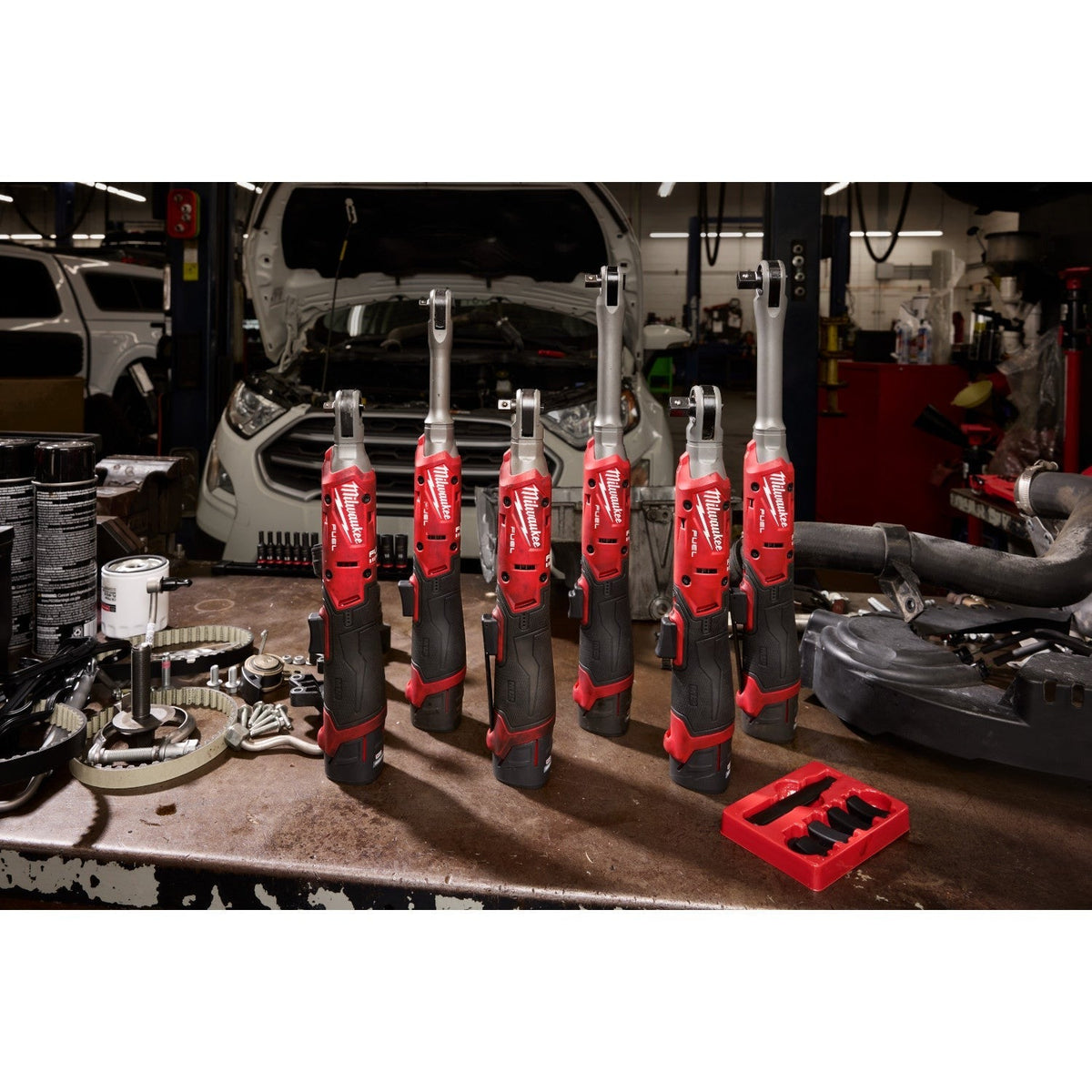 Milwaukee M12 FUEL 1/4-in. Extended Reach Ratchet (3058-20)