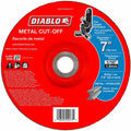Diablo DBD070063701F 7-in. Type-27 Metal Cut-Off Wheel Disc 7/8-in. Arbor For Grinders, 1-Pack