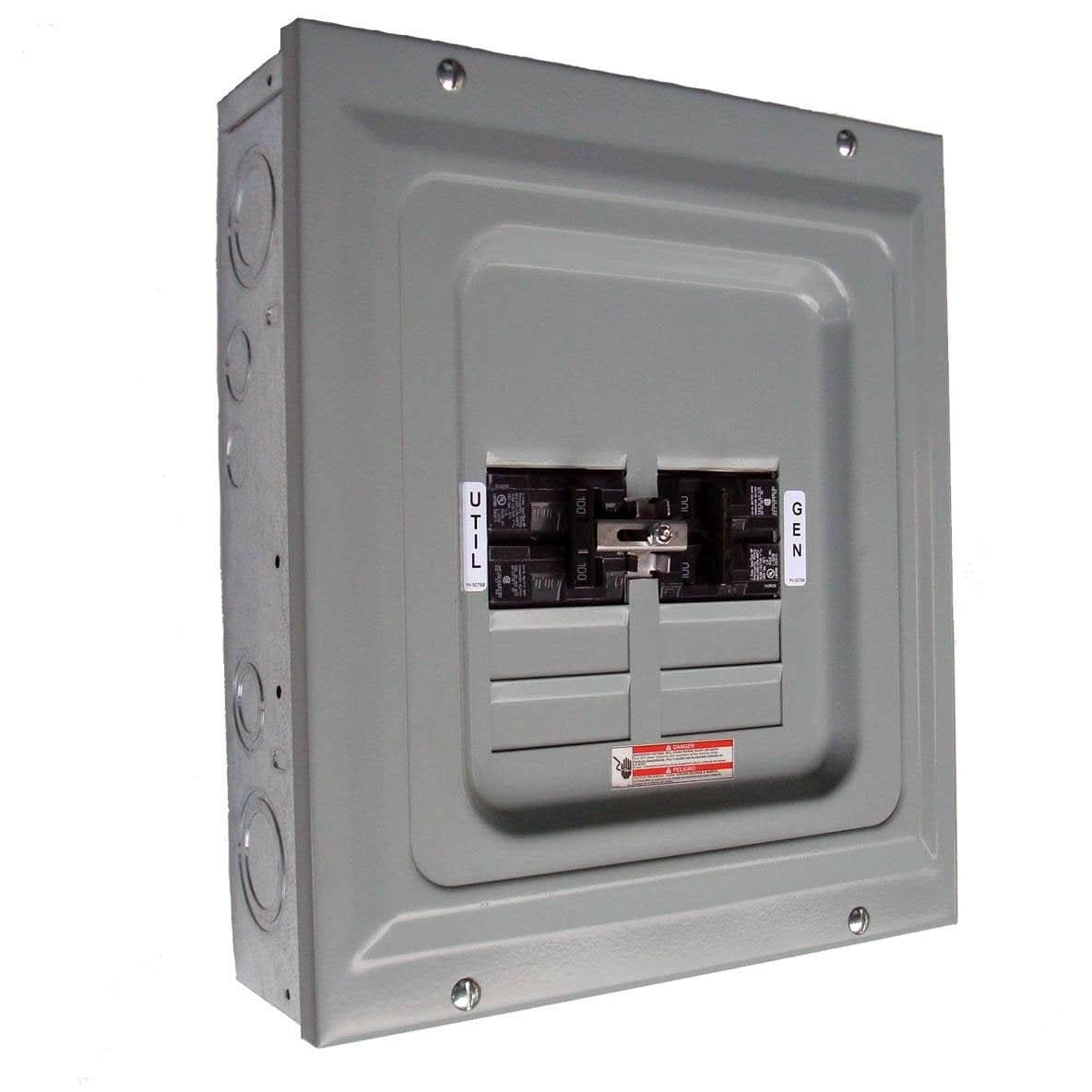 Generac 6334 100-Amp Single-Load Manual Transfer Switch