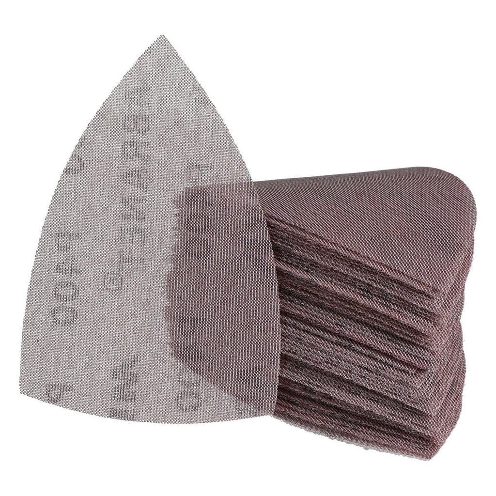 Mirka Abranet 4 x 6 x 6-in. P80 Grip Triangle Sanding Sheets, 50-Pack Dust-Free Sanding (9A-219-080)