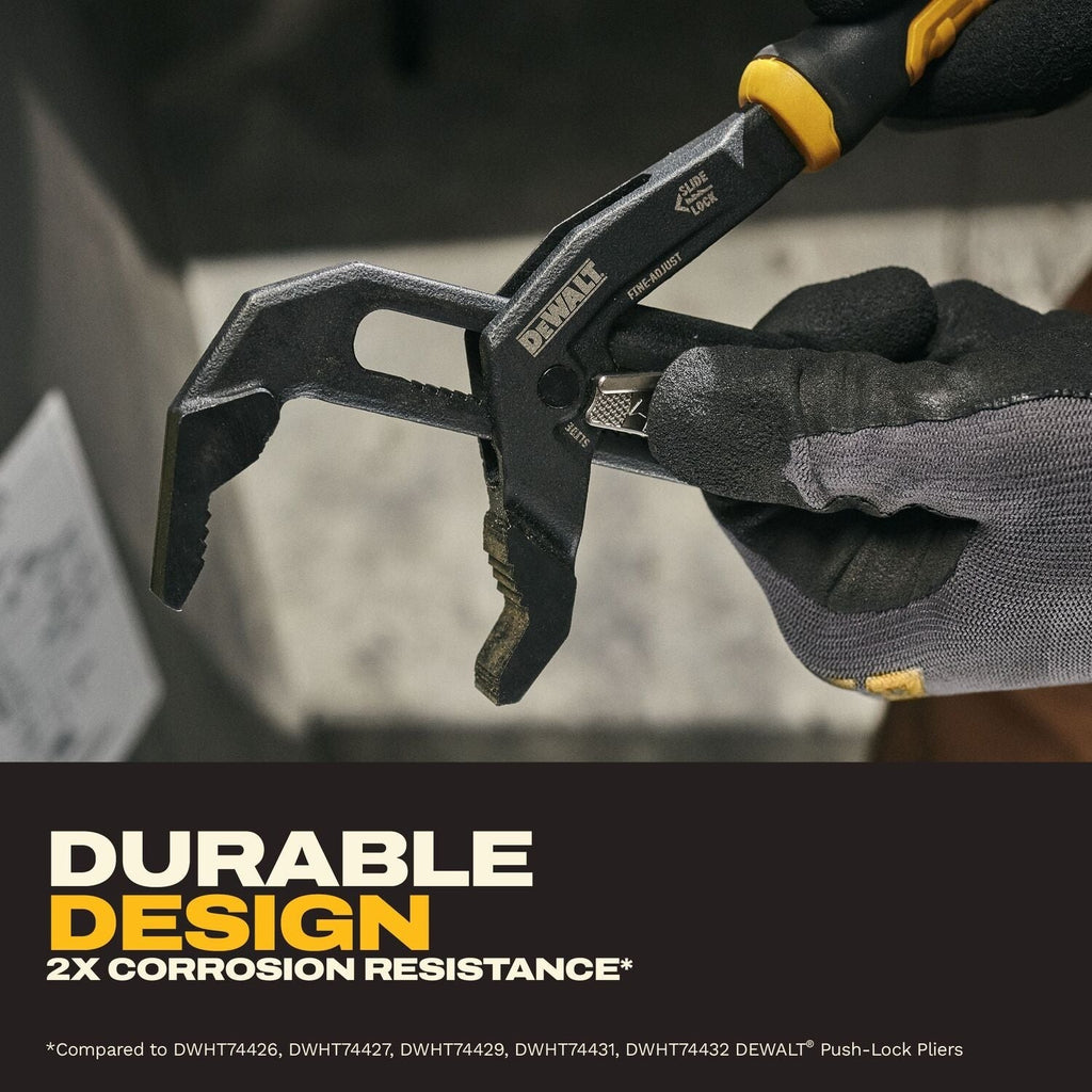 DeWALT DWHT82820 8-in. Slidelock V-Jaw Pliers