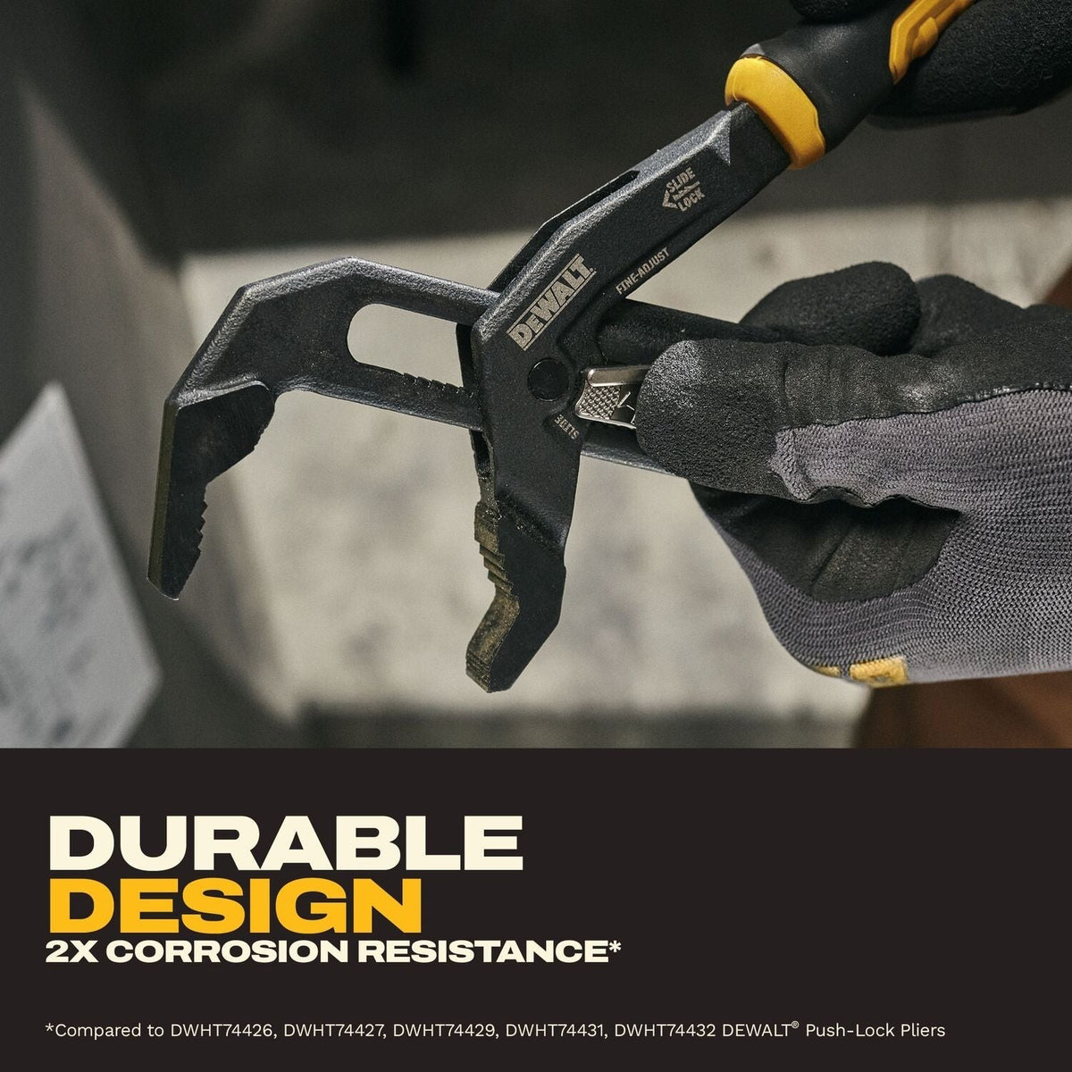 DeWALT DWHT82820 8-in. Slidelock V-Jaw Pliers