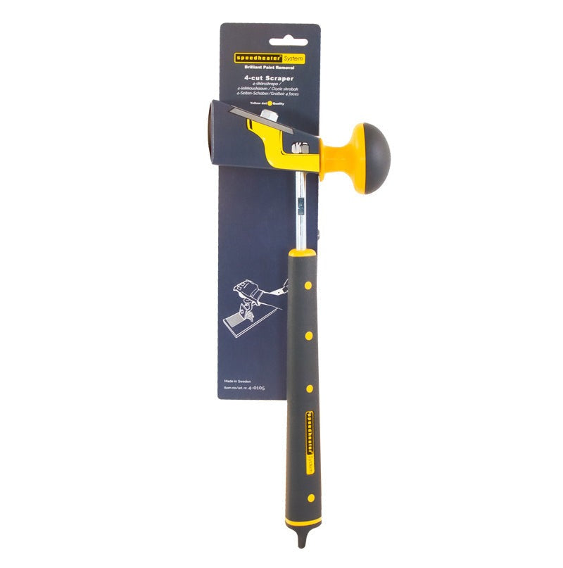 Speedheater 4-Cut Paint Scraper for Dry Scraping w/ 4-Edges