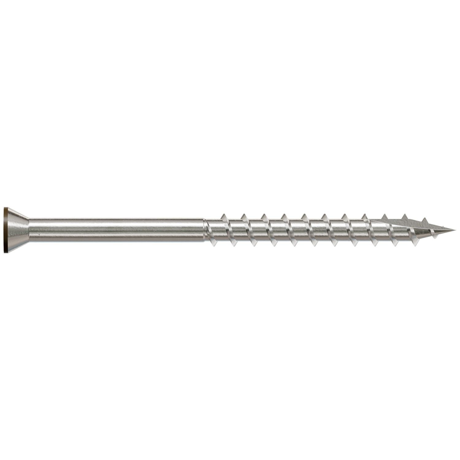 Simpson Strong-Tie S07225FTBBR01 Trim-Head Screw, 6-Lobe Drive, #7 x 2-1/4-in. T15 Type 305, Brown 01, 1750-Pack