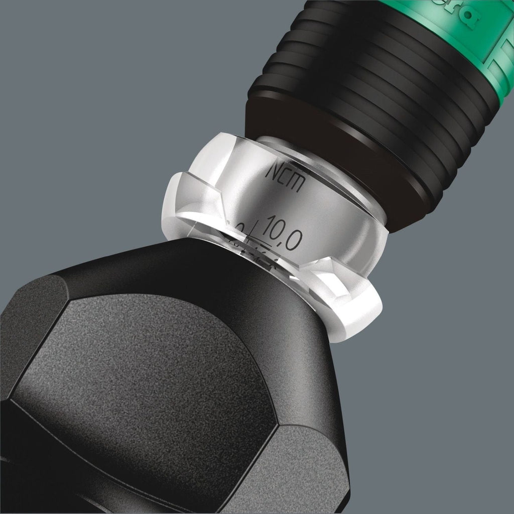 Wera Series 7400 Kraftform Adjustable Torque Screwdrivers (2.5-29.0 In. Lbs.) With Rapidaptor Quick-Release Chuck, 7446x11-29 In. Lbs.