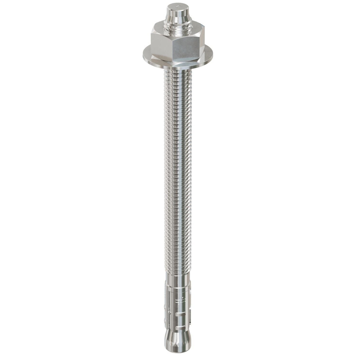 Simpson Strong-Tie STB2-50700S4F25 Strong-Bolt 2, 1/2-in. x 7-in. Type 304 Stainless-Steel Wedge Anchor, Fully Assembled, 25-Pack
