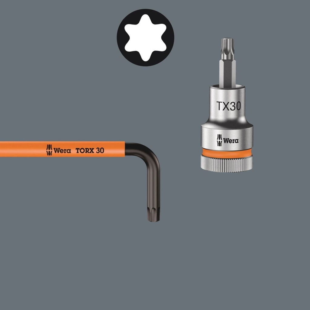 Wera 967 Spkl Torx Bo L-Key Multicolour, Torx 10x85-mm.