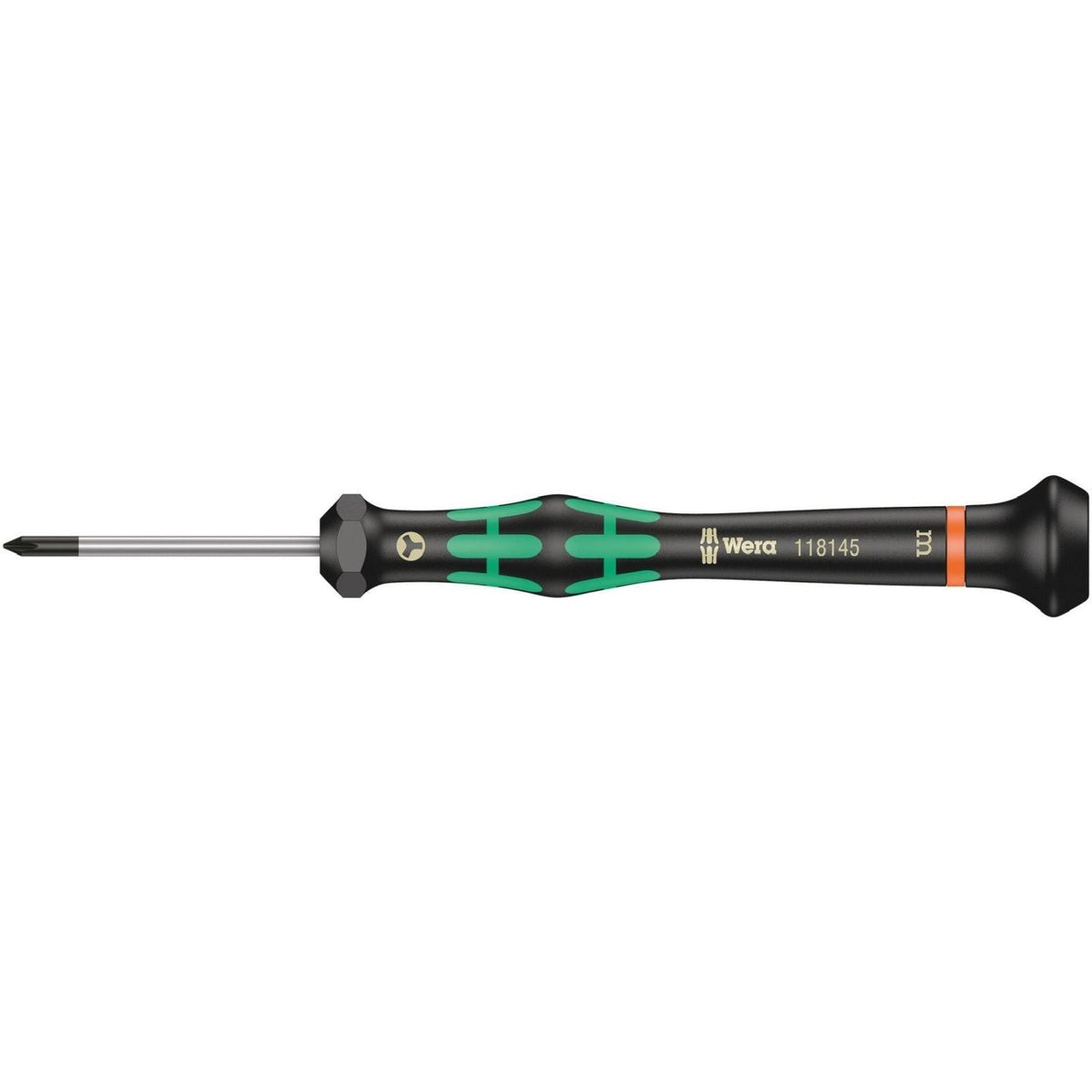 Wera 2072 Kraftform Micro Screwdriver For Microstix Screws, Mx40-mm.