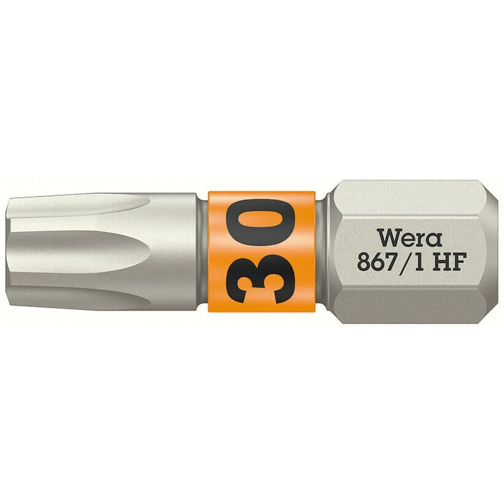 Wera 867/1 Torx Hf Bit With Holding Function, Torx 30x25-mm.