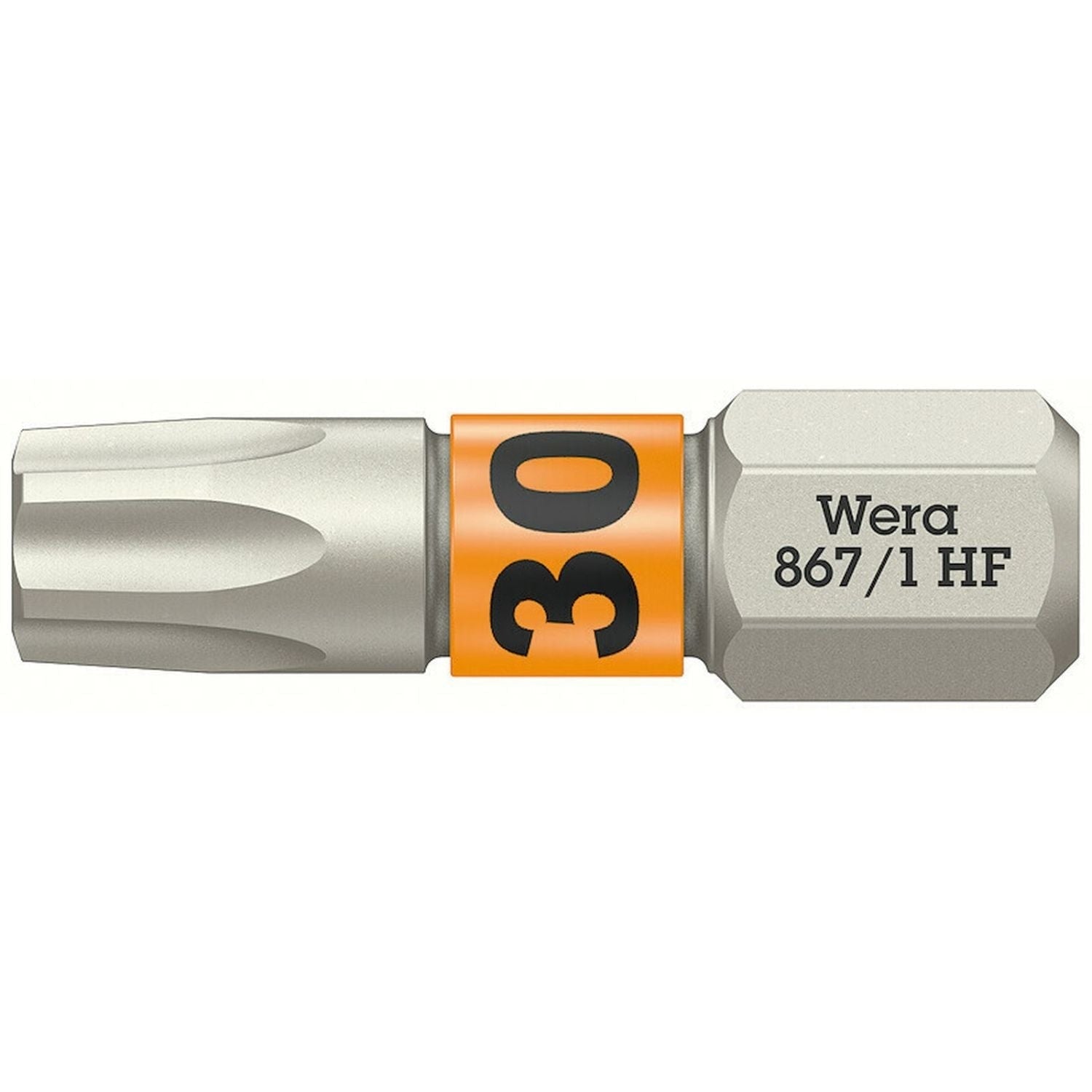 Wera 867/1 Torx Hf Bit With Holding Function, Torx 30x25-mm.