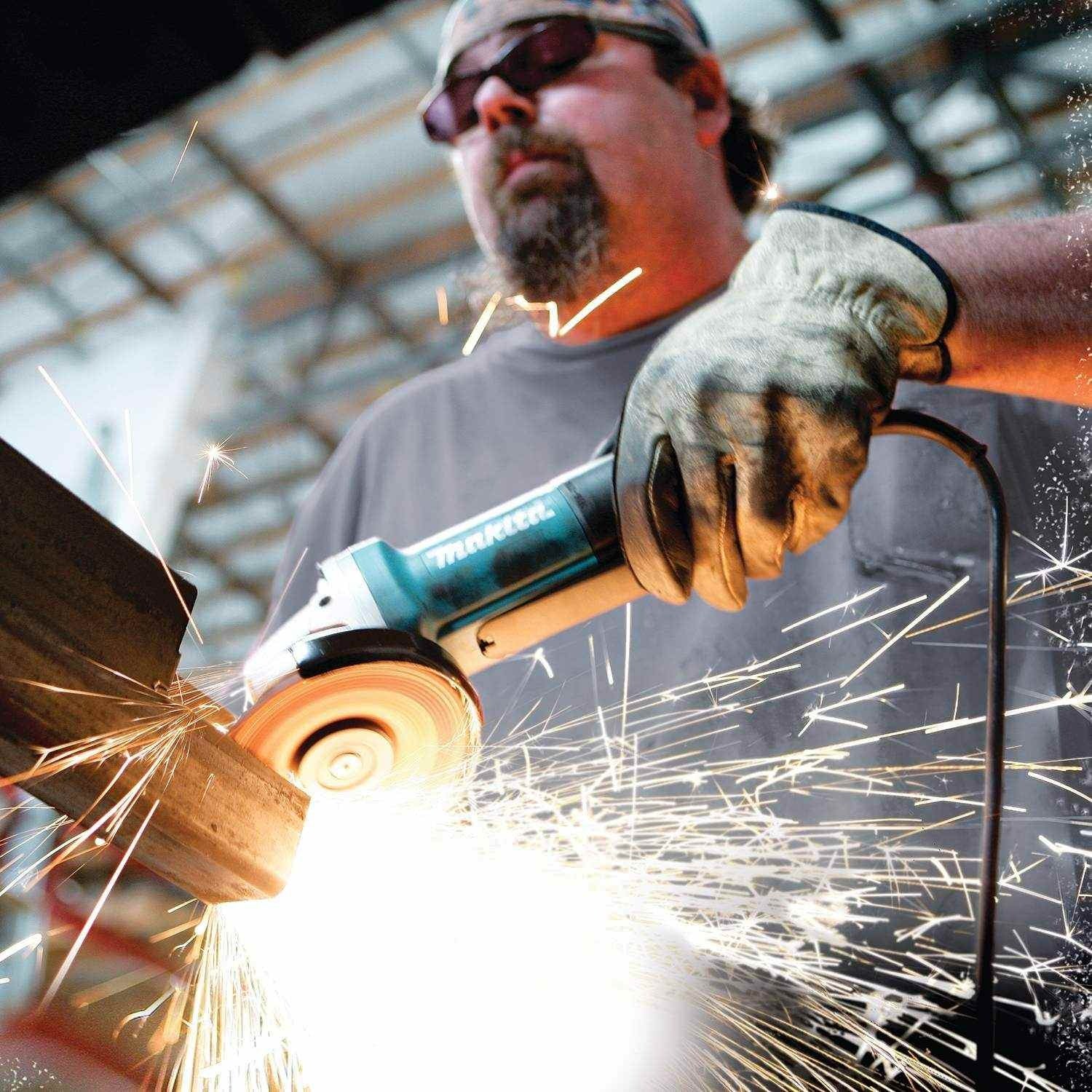 Makita 9565PC Corded 5" SJS High-Power Paddle Switch Angle Grinder