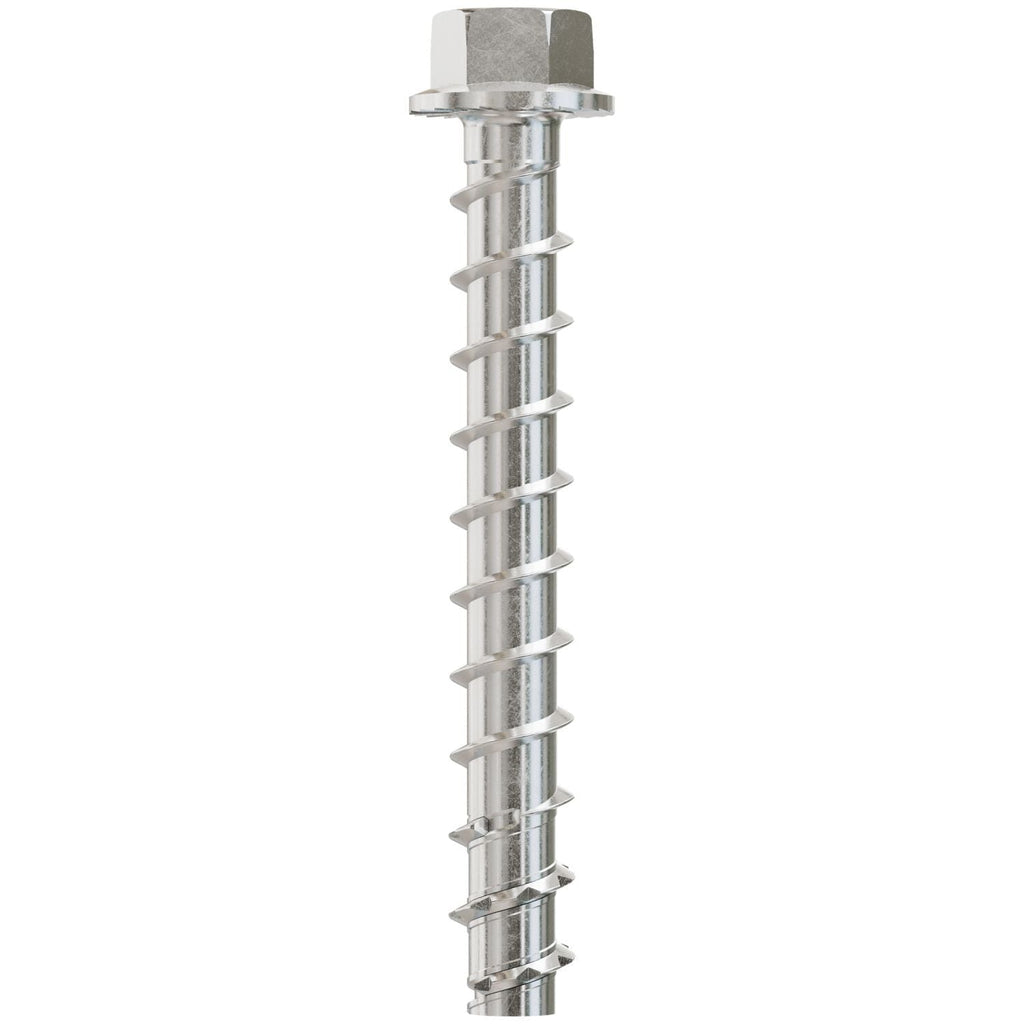 Simpson Strong-Tie Titen HD 1/4-in. x 2-3/8-in. Type 316 Stainless-Steel Heavy-Duty Screw Anchor, 50-Pack (THDC25238H6SS)