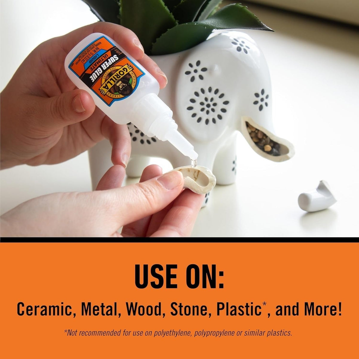 Gorilla Glue Super Glue Ultimate Liquid, 0.53 oz (115803)