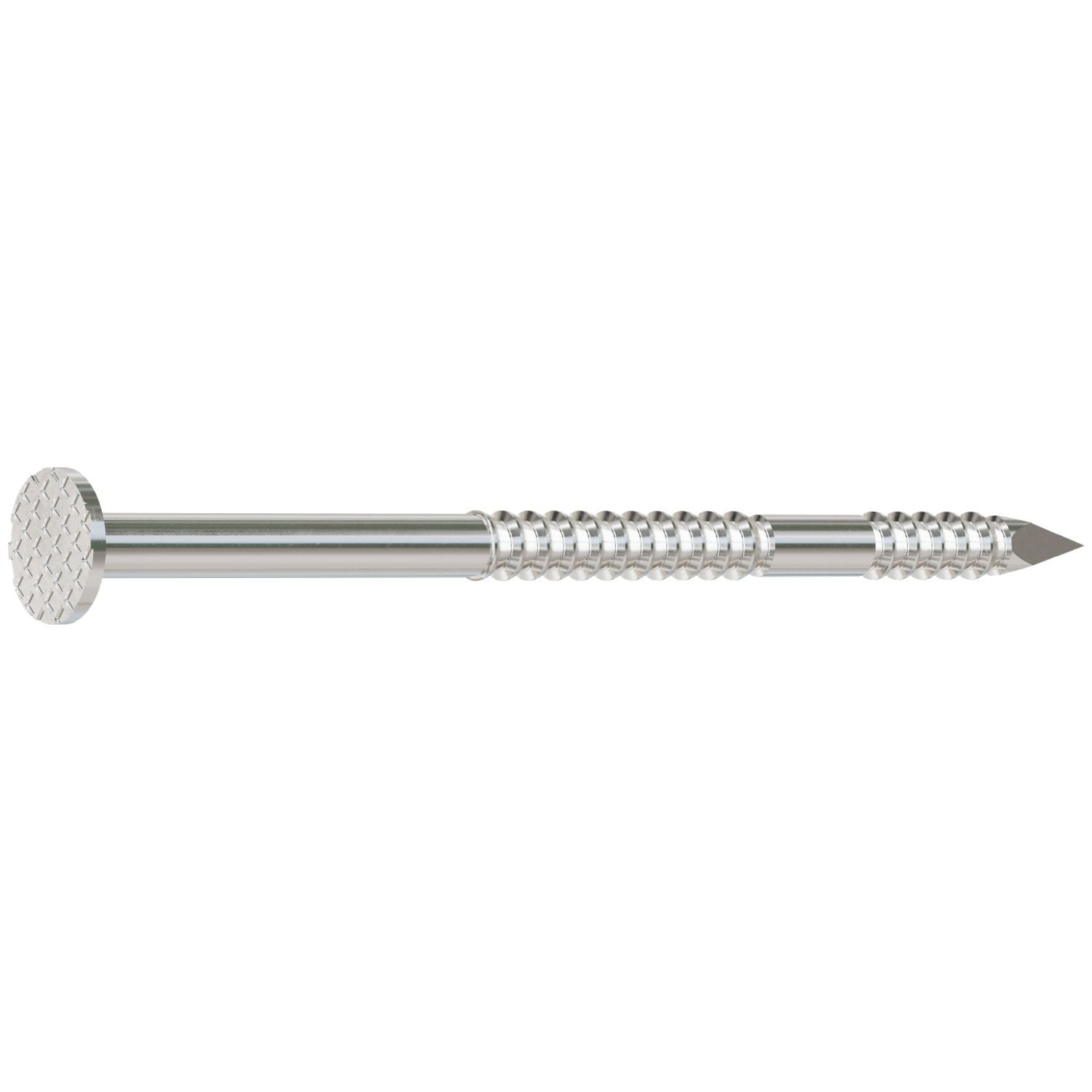 Simpson Strong-Tie S12A200PNB 15° Wire Coil, Full Round Head, Ring-Shank Decking/Framing Nail, 2-in. x .099-in. Type 304, 3600-Pack